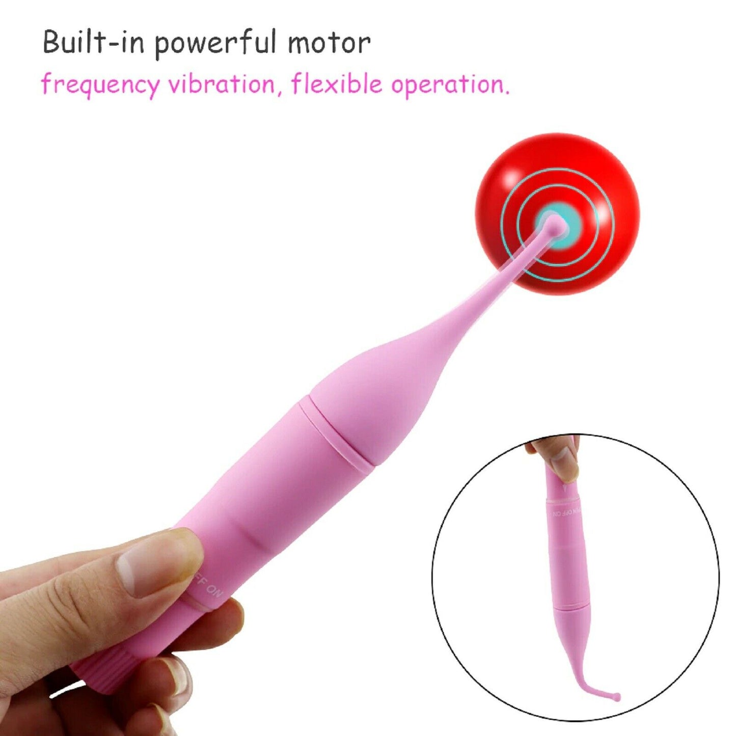 Wand Rabbit Vibrator Clitoral Stimulator Clit G Spot Bullet Dildo Sex Toy New