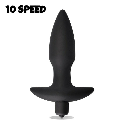 Prostate Massager Male Female Vibrator G-Spot Anal Bead Butt Plug Dildo Sex Toy