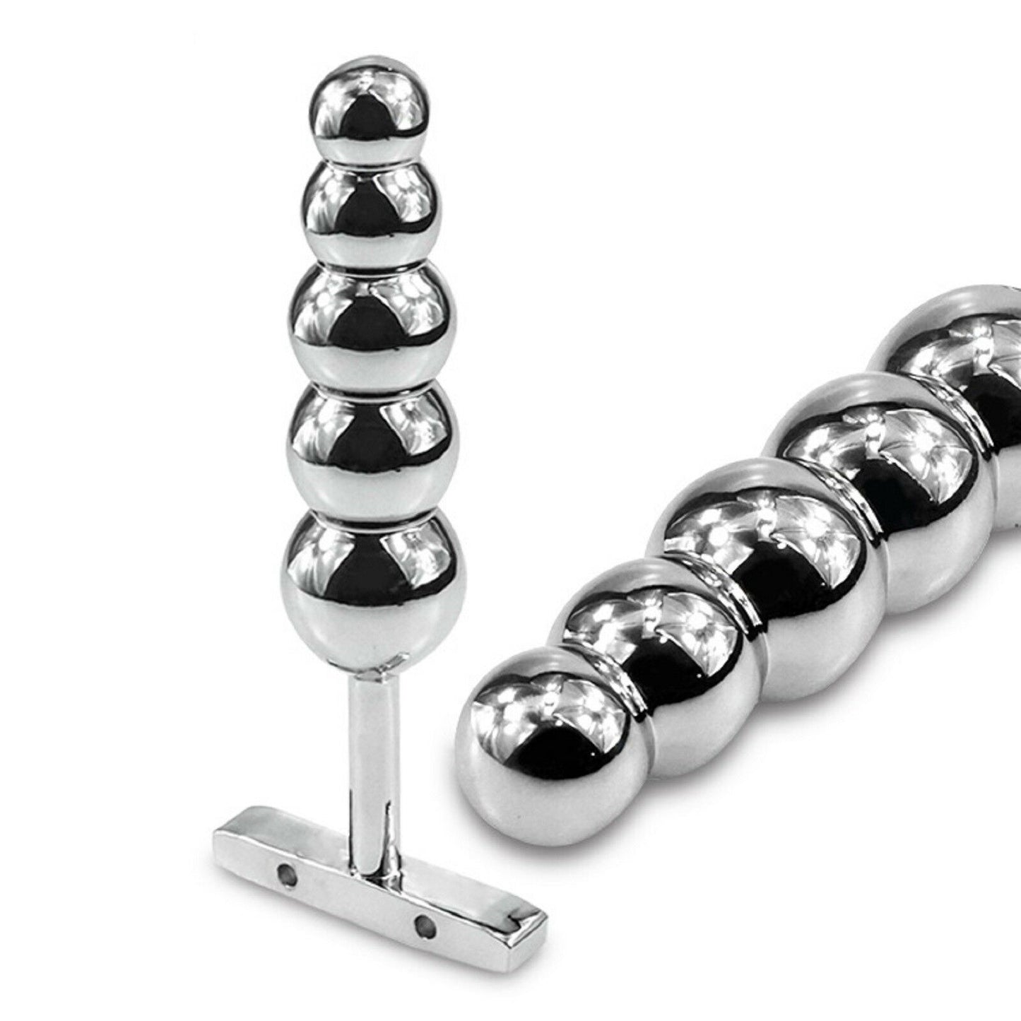 BDSM Stainless Steel Anal Plug Large Anal Beads Butt Plug Metal Adult Sex Toy