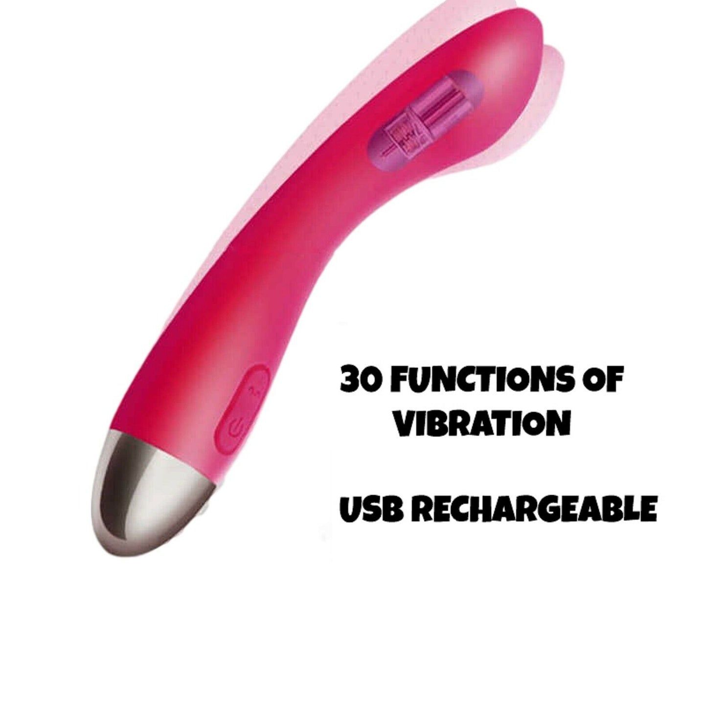 Large Vibrator Big Dildo Clit G-spot Female Wand Rechargeable Adult Sex Toy NEW