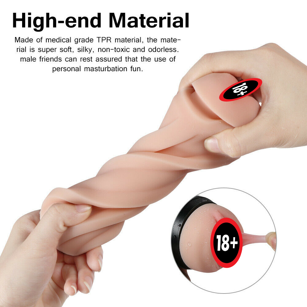 Masturbation Cup Male Masturbator Pussy Stroker Realistic Pocket Mens Sex Toy