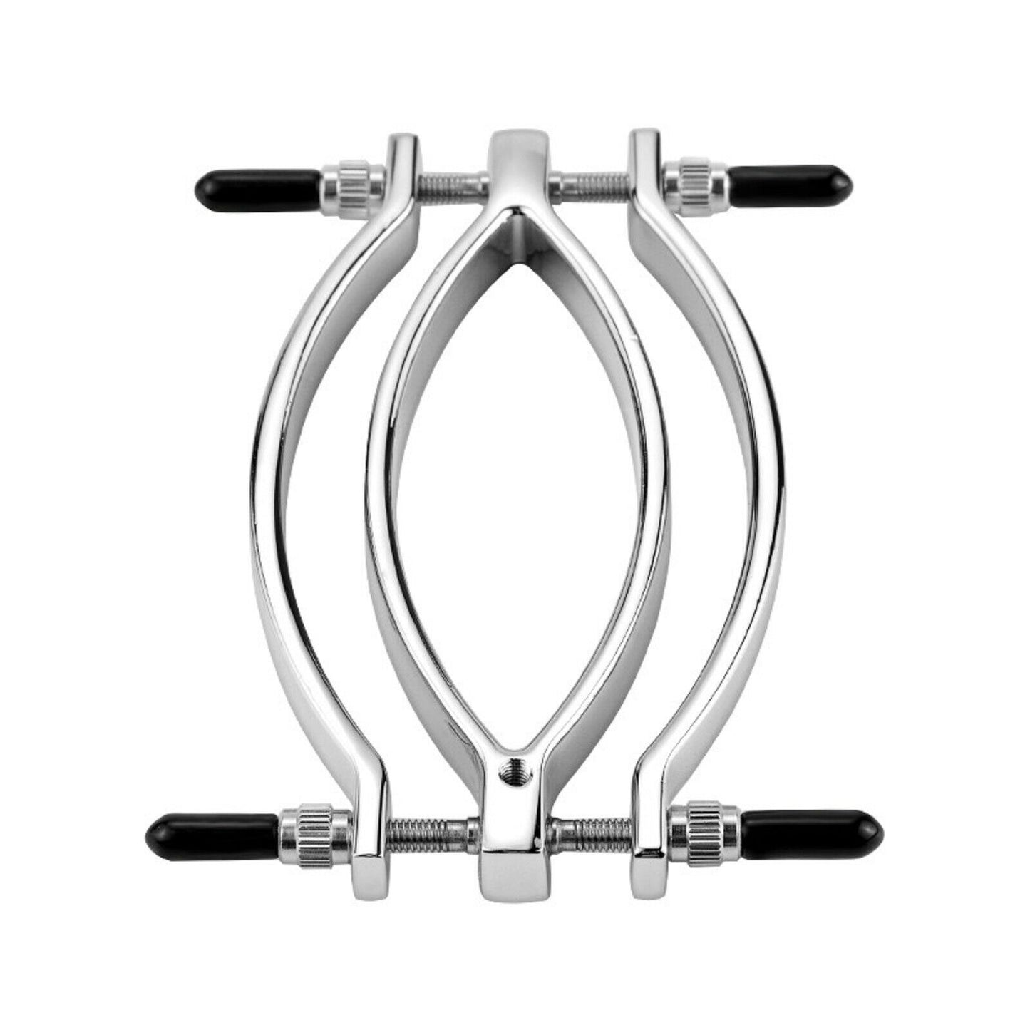 Alloy Clitoral Labia Clamps Metal Chain Leash Clip Fetish Bondage BDSM Sex Toy