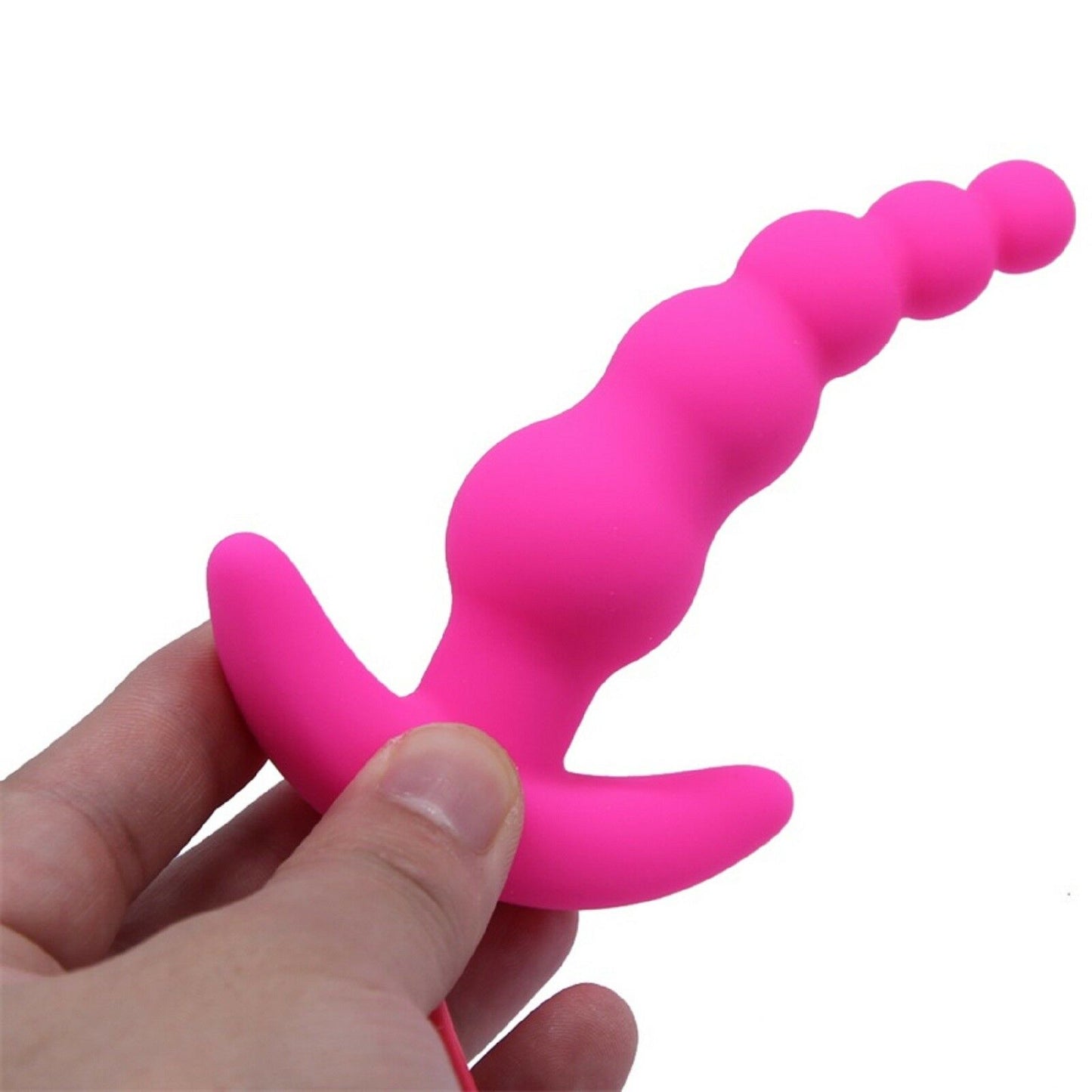 Prostate Massager Male Female Vibrator G-Spot Anal Bead Butt Plug Dildo Sex Toy