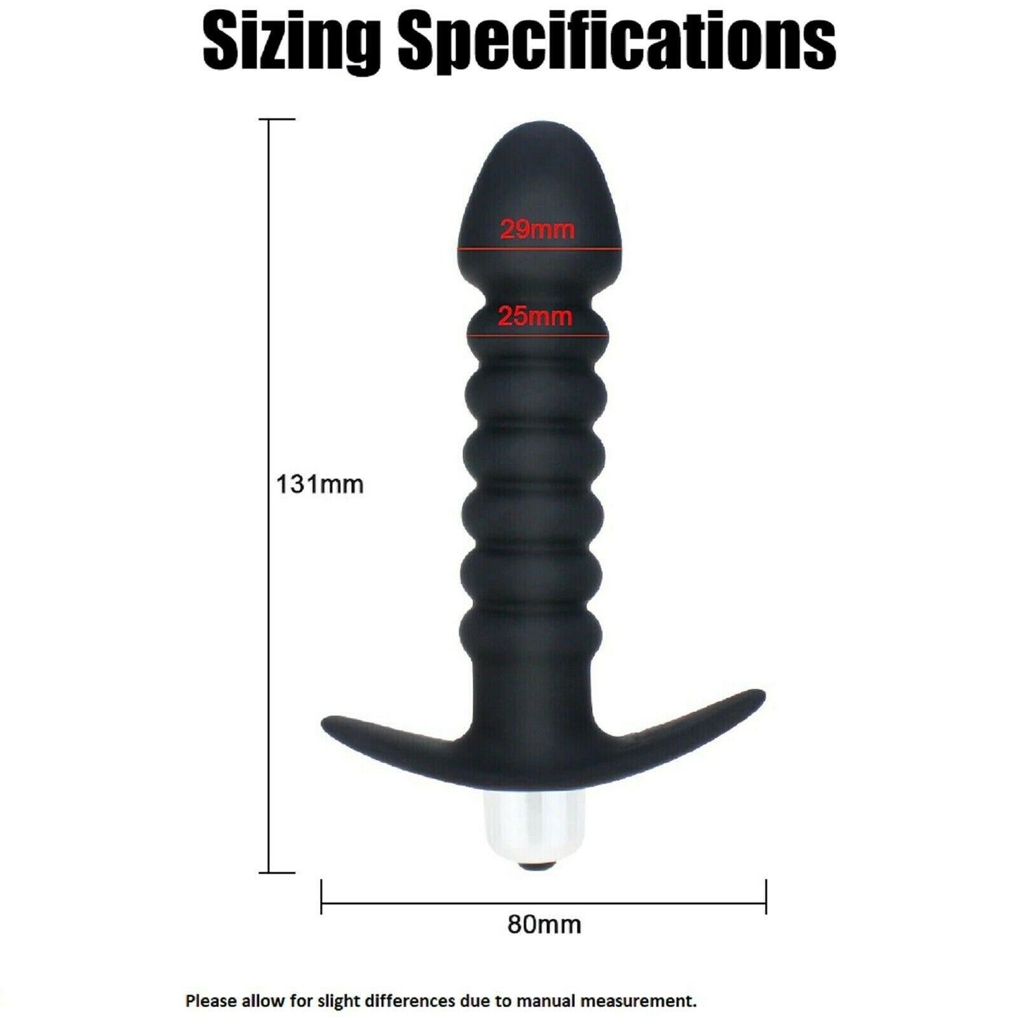 Vibrating Prostate Massager Anal Bead Dildo Butt Plug Male Vibrator Mens Sex Toy
