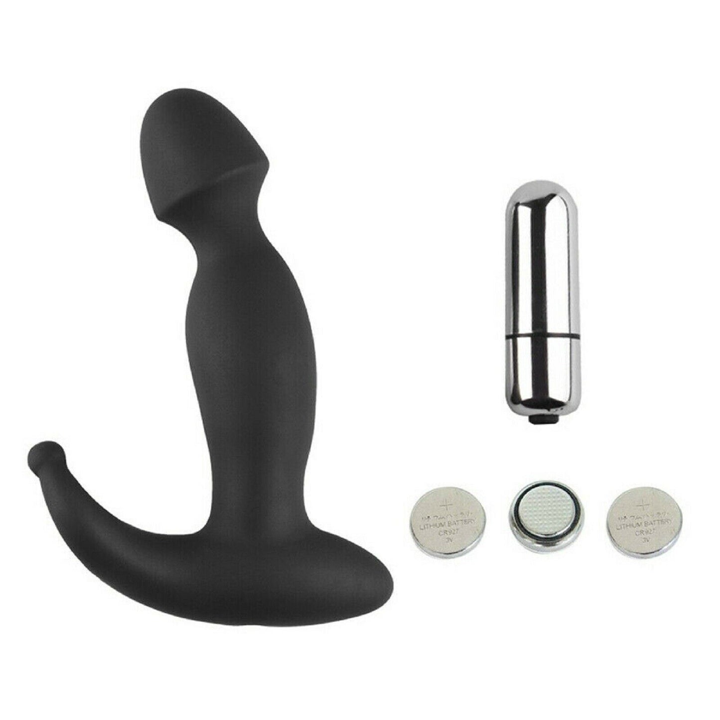 Prostate Massager Male Female Vibrator G-Spot Anal Bead Butt Plug Dildo Sex Toy