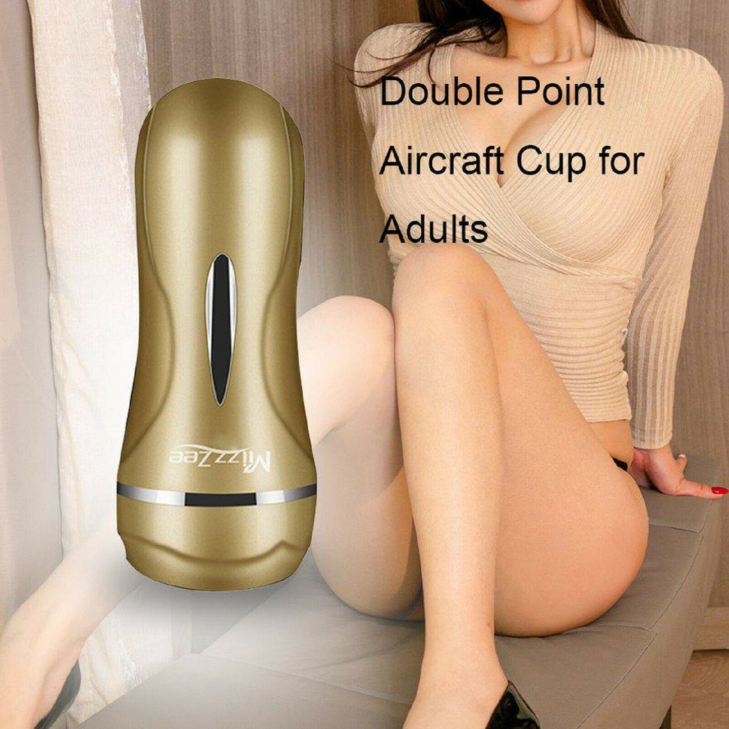 Pocket Pussy Male Masturbator Masturbation Stroker Double Vagina Anal Sex Toy