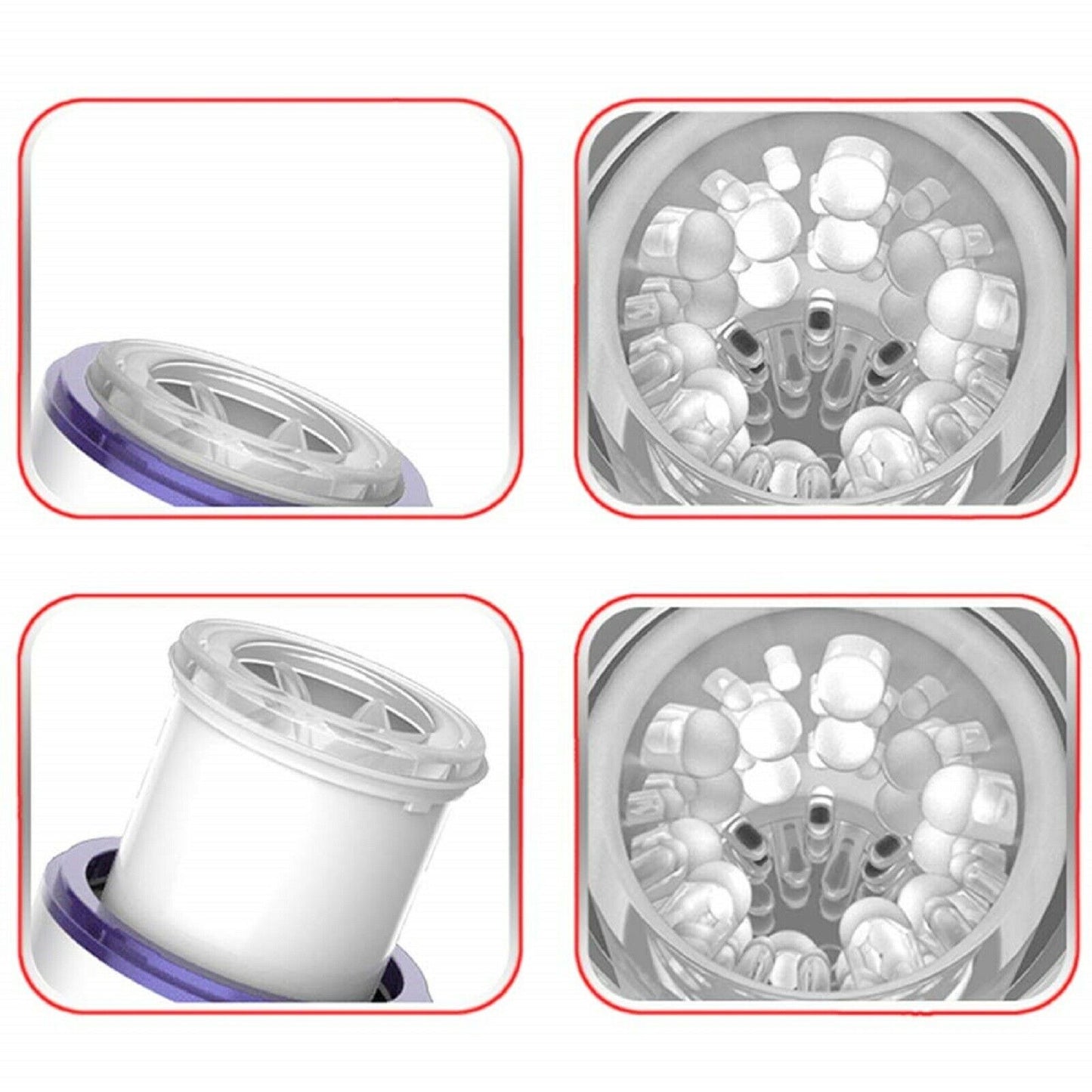 Male Masturbator Pussy Automatic Piston Hands Free Auto Strokers USB Sex Toy NEW