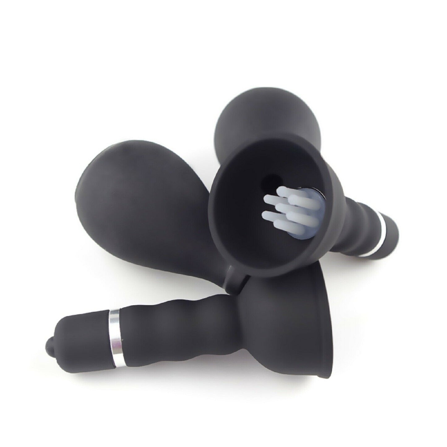 Vibrating Nipple Clitoris Sucker Pump Suction Clamp Stimulator Bullet Sex Toy