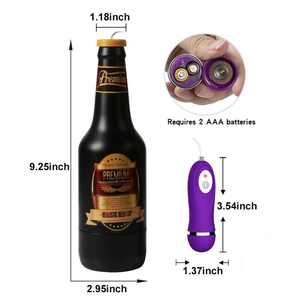 Masturbation Cup Male Masturbator Pussy Stroker Realistic Pocket Mens Sex Toy
