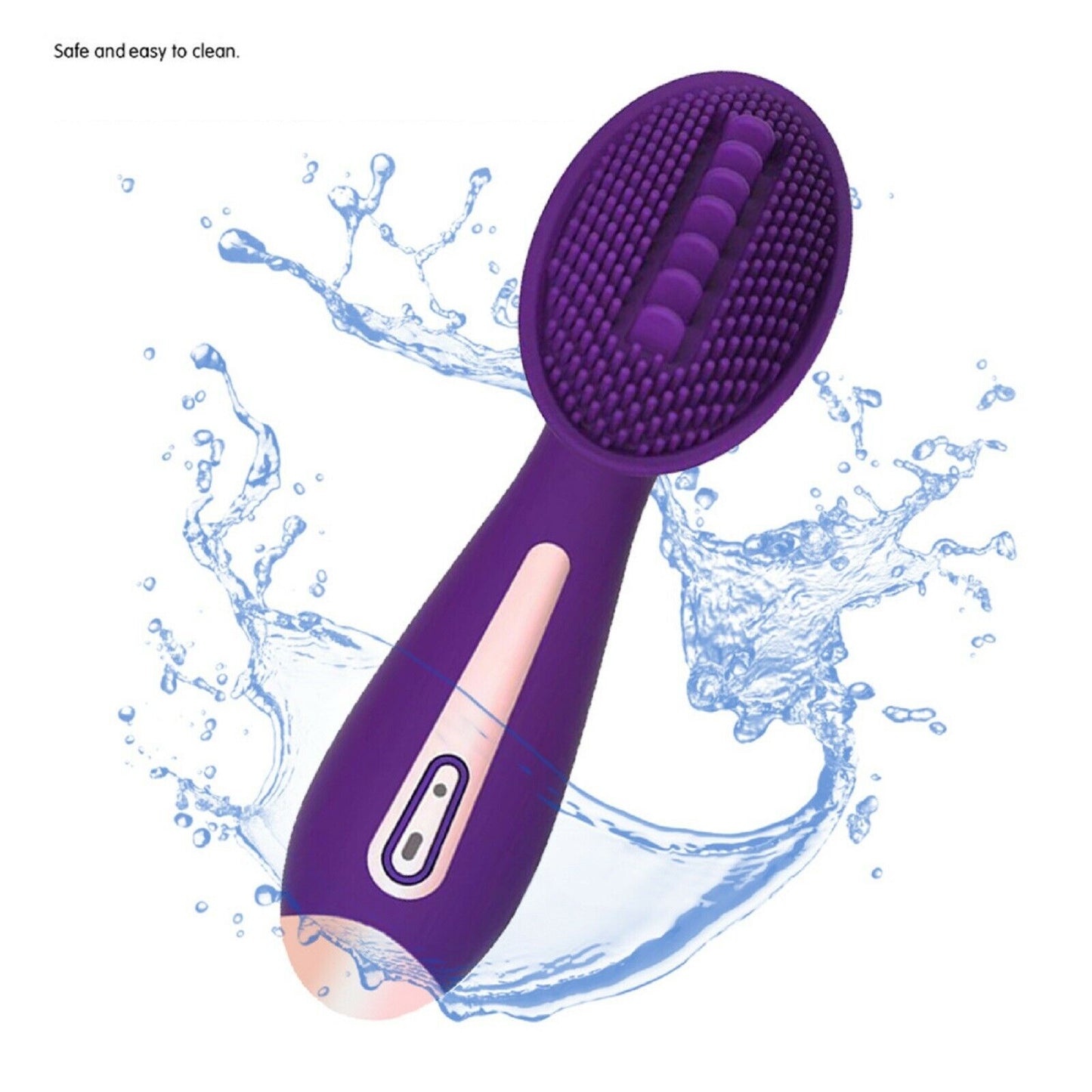 Licking Tongue Clitoris Vibrator Dildo G-Spot Nipple Clit Stimulator USB Sex Toy