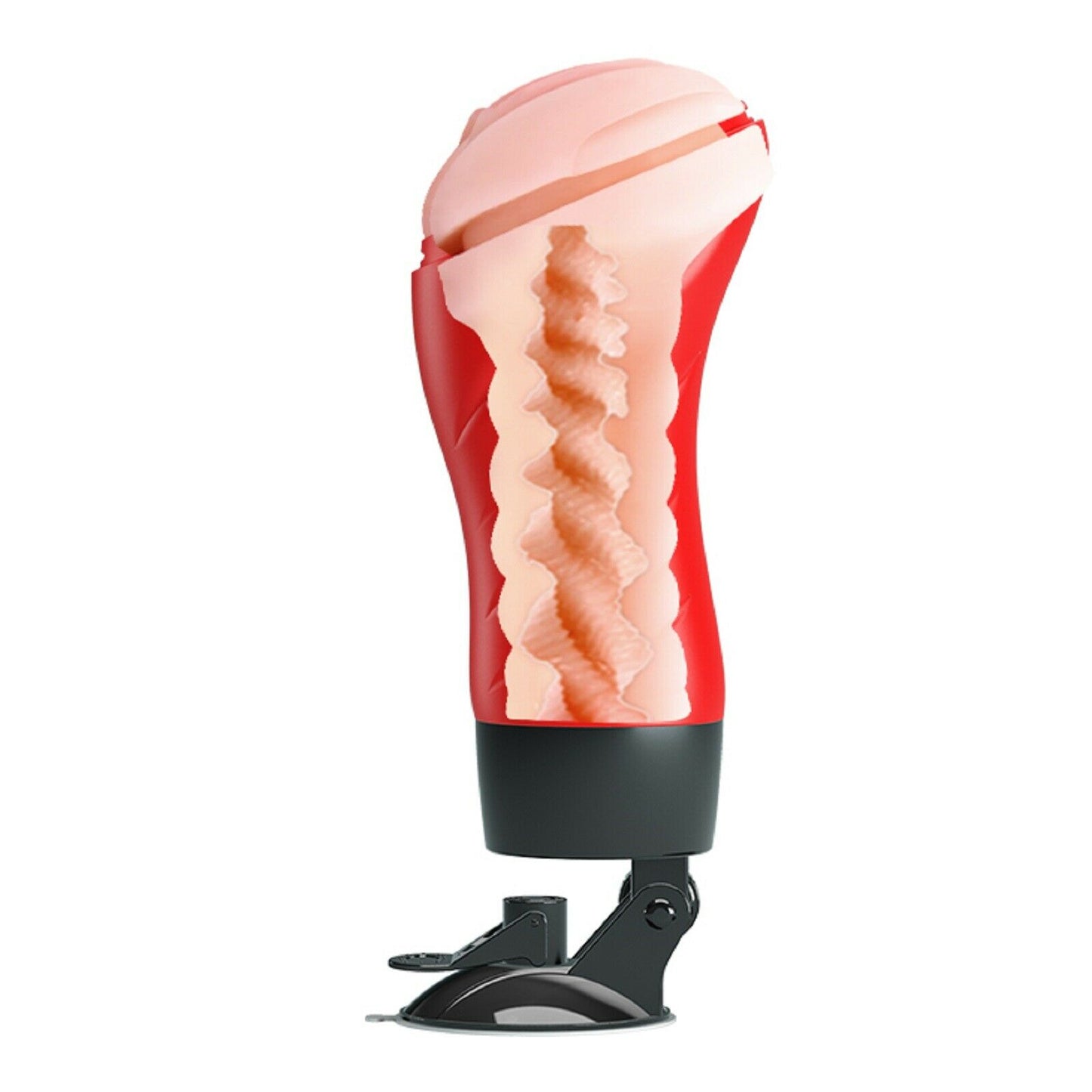 Male Masturbator Pussy Anal Stroker Hands Free Suction Cup Vagina Adult Sex Toy