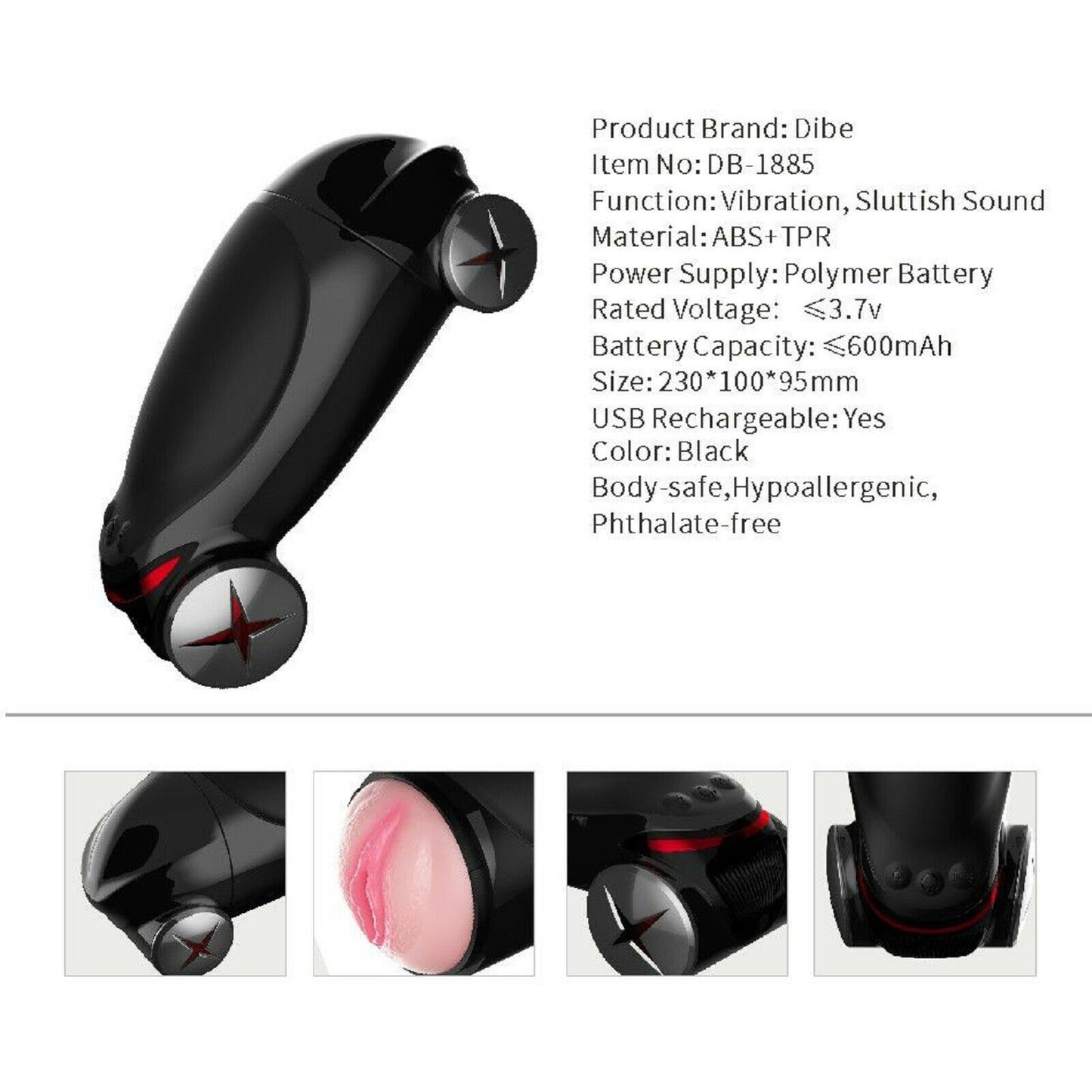 Realistic Male Masturbation Vibrating Pussy Strocker Masturbator Cup Sex Toy New