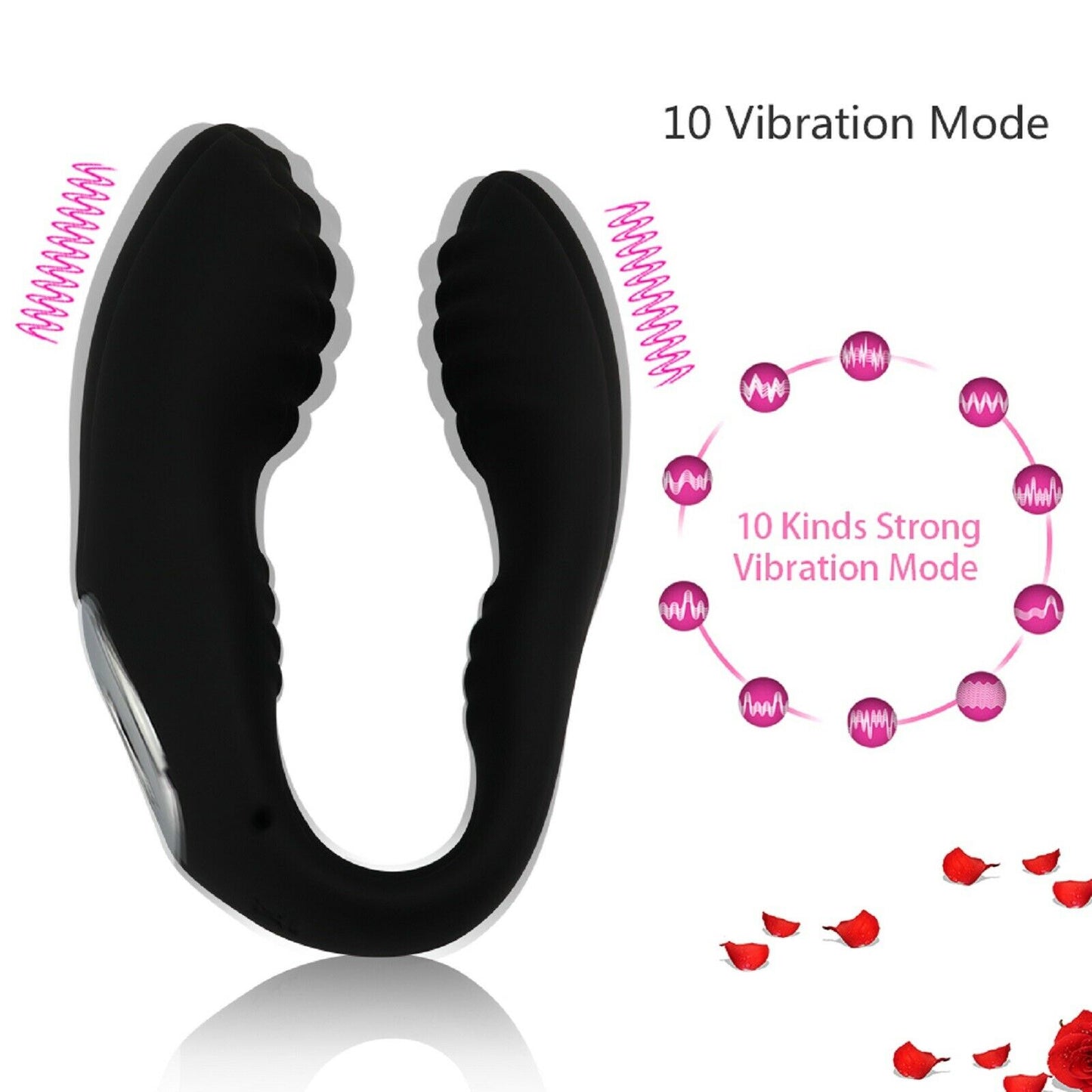 G Spot Vibe U Vibrator Wearable Couples Vibrating Massager USB Adult Sex Toy