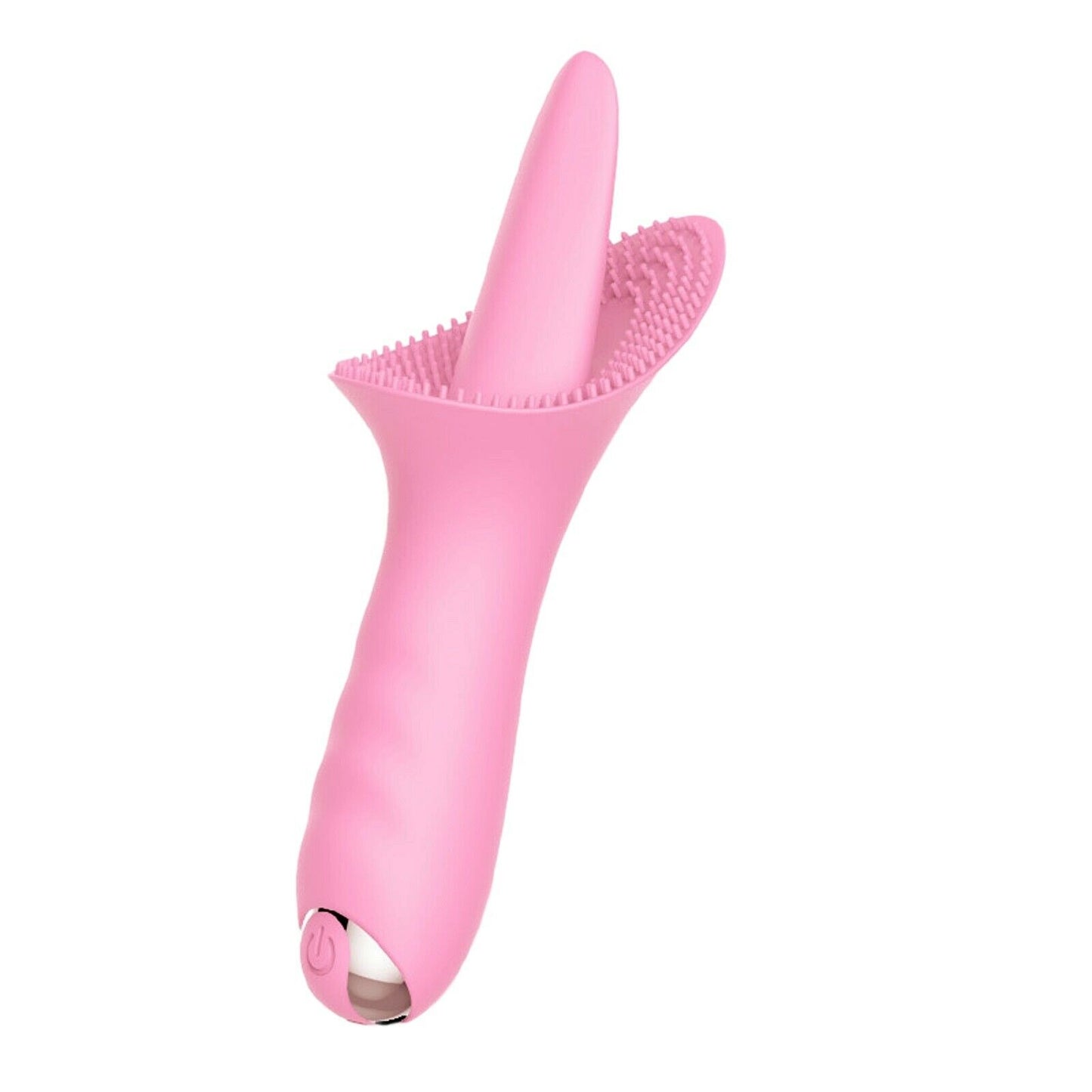 Licking Tongue Clitoris Vibrator Dildo G-Spot Nipple Clit Stimulator USB Sex Toy