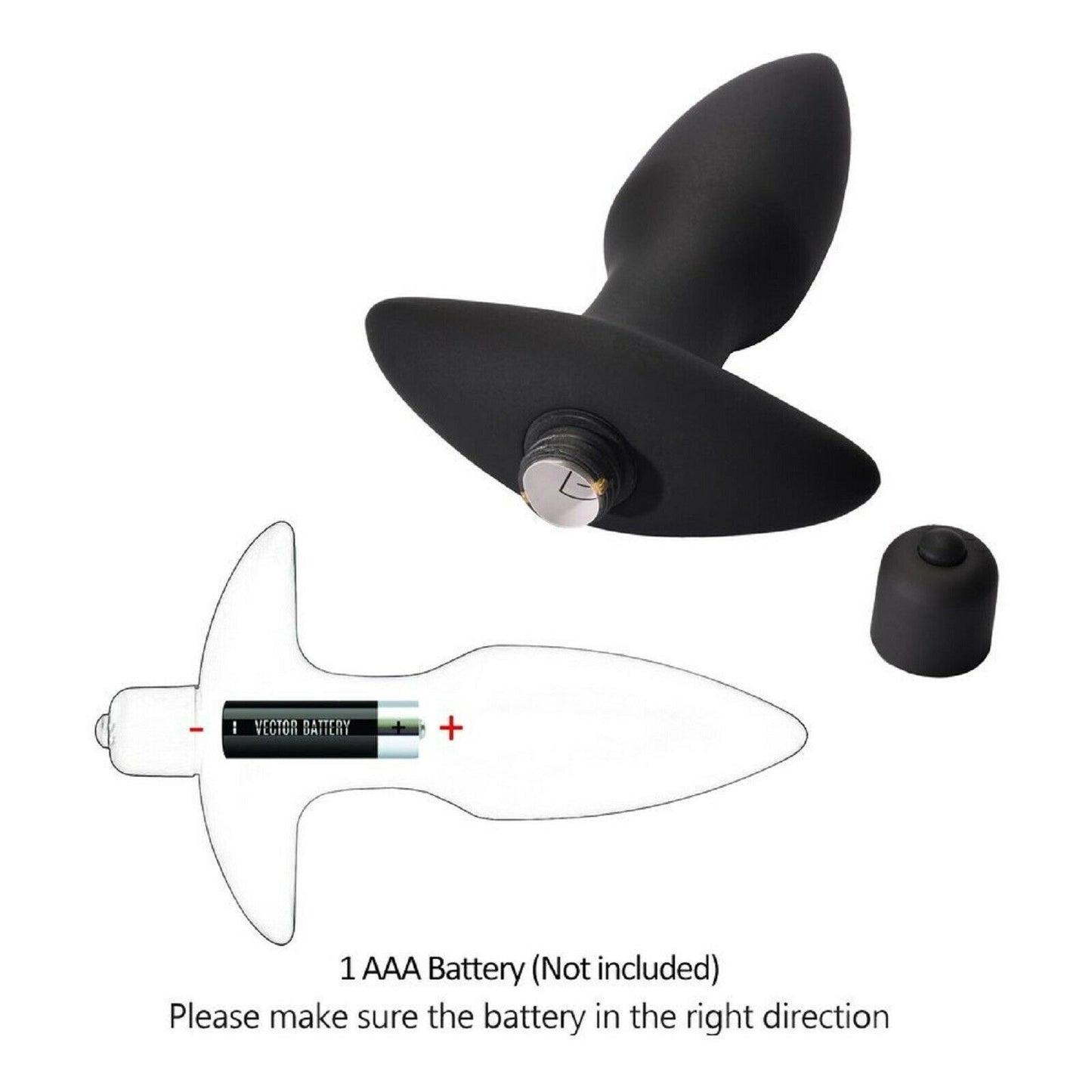 Prostate Massager Male Female Vibrator G-Spot Anal Bead Butt Plug Dildo Sex Toy