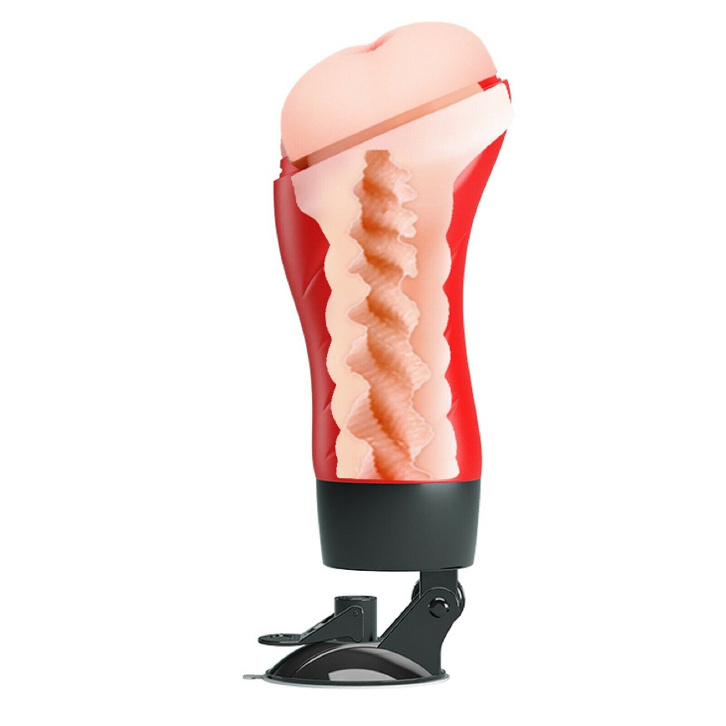 Male Masturbator Pussy Anal Stroker Hands Free Suction Cup Vagina Adult Sex Toy