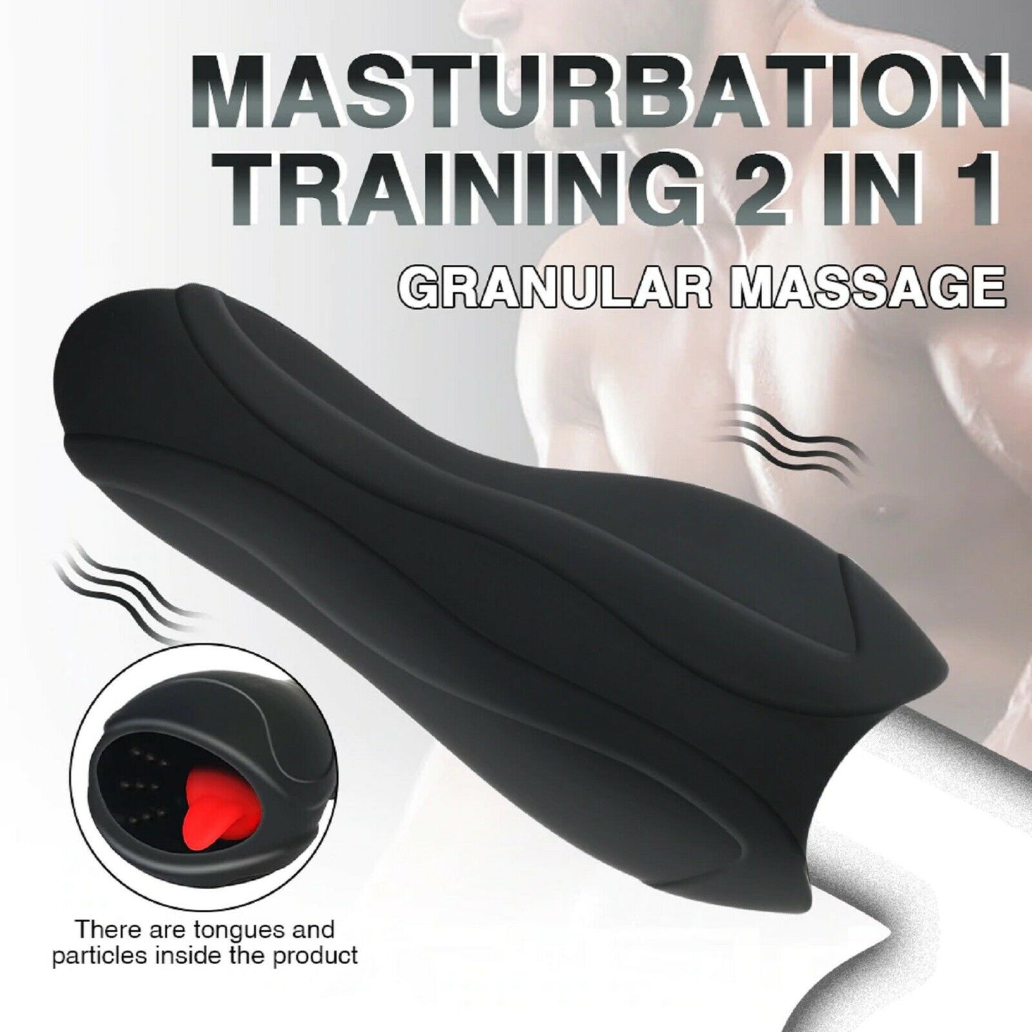 Auto Vibrating Male Masturbator Stroker Rechargeable Masturbation Cup Sex Toy