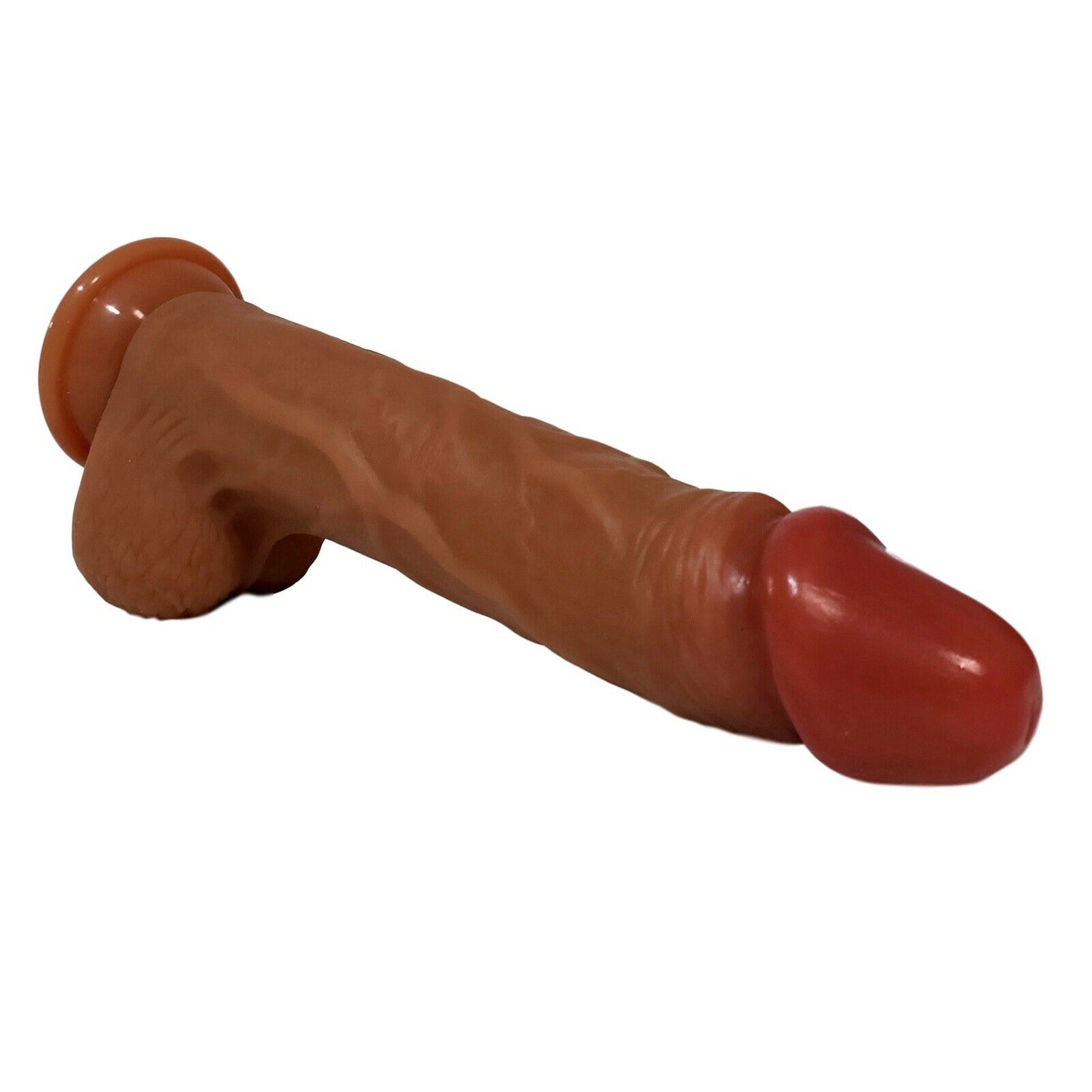 8.5" Large Dildo Dong Vibrating Wiggly Heating Vibrator Rechargeable Sex Toy NEW