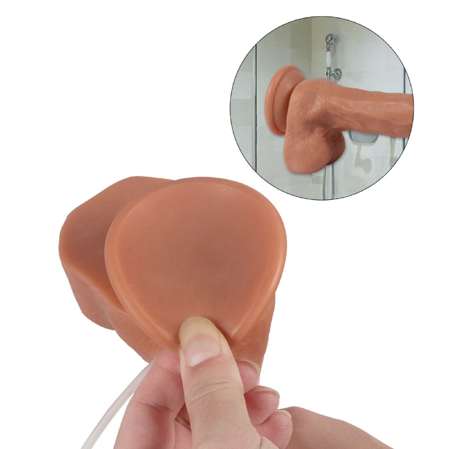 9.4" Large Ejaculating Squirting Dildo Dong Suction Cup Realistic Peins Sex Toy