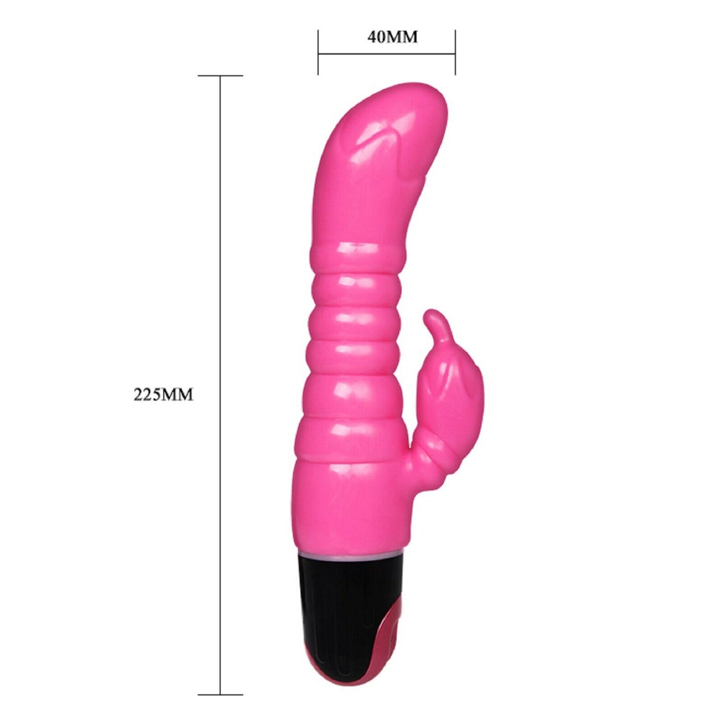 8.9" Large Rabbit Vibrator Dildo Big Dong G Spot Clit Vibrating Bullet Sex Toy
