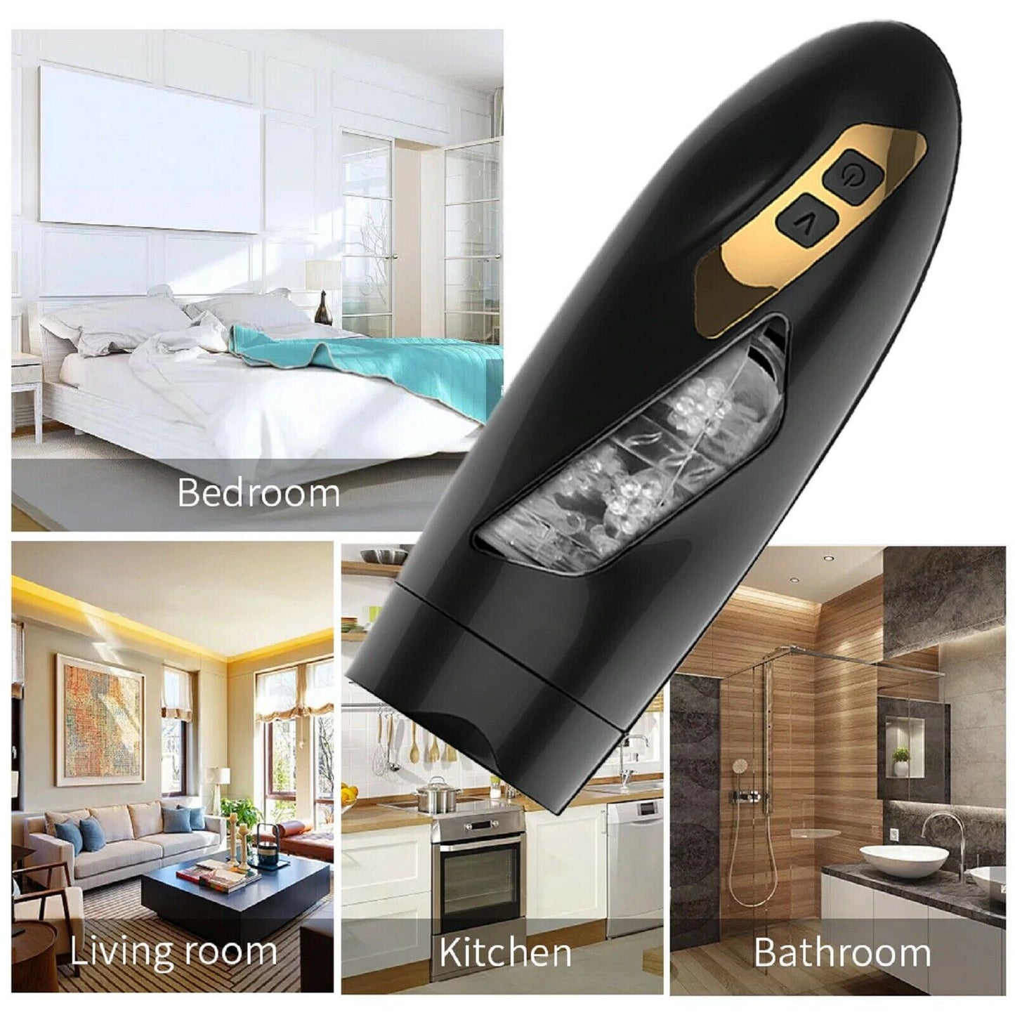 Auto Male Masturbator Pussy Automatic Telescopic Hands Free Masturbation Sex Toy