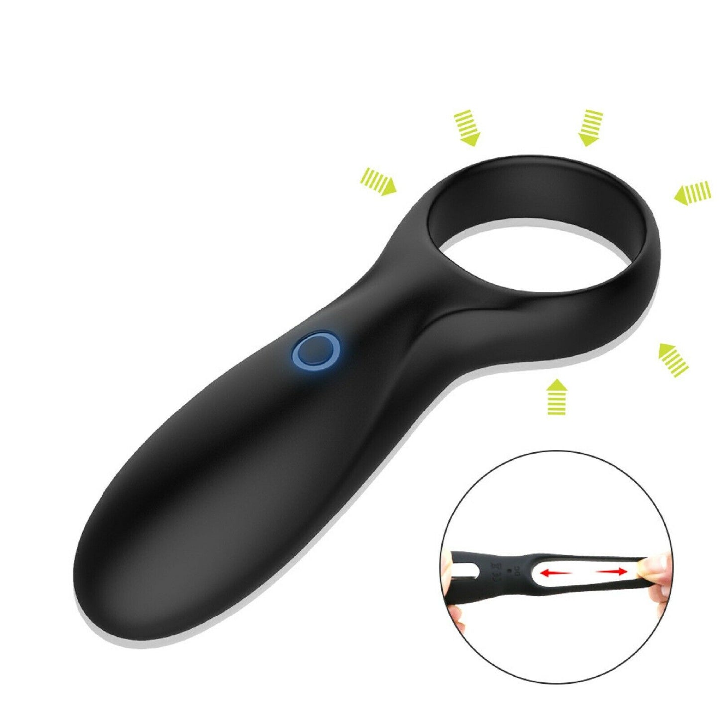 Vibrating Cock Ring Penis Clitoris Clit Vibrator Rechargable Couples Men Sex Toy