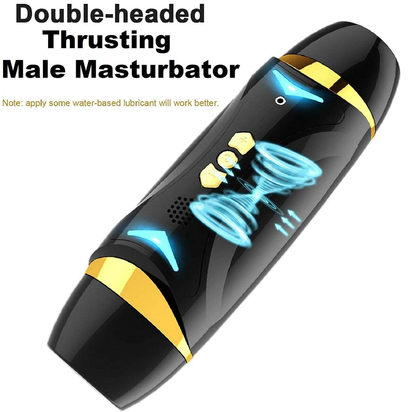 Male Masturbator Thrusting Pussy Ass Piston Hands Free Auto Stroker Blow Sex Toy