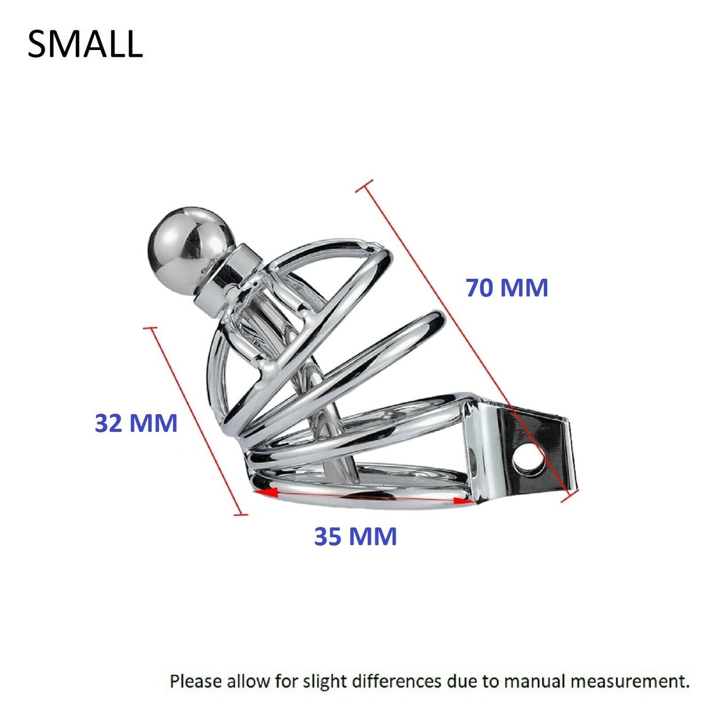 BDSM Cock Penis Cage Male Chastity Kit Steel Urethra Fetish Restraint Bondage