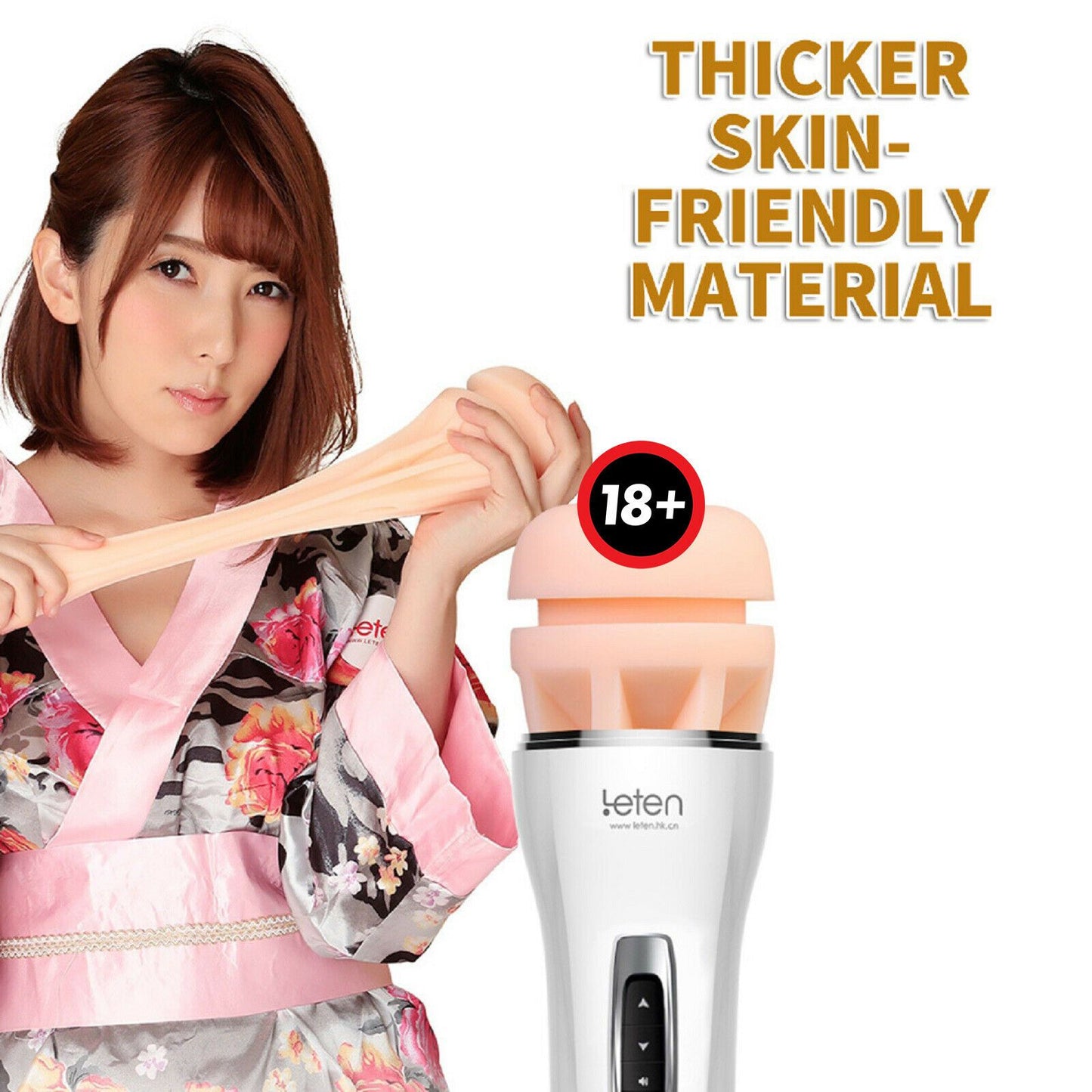 Vibrating Pussy Stroker Cup Masturbator Male Masturbation Adult Sex Toy