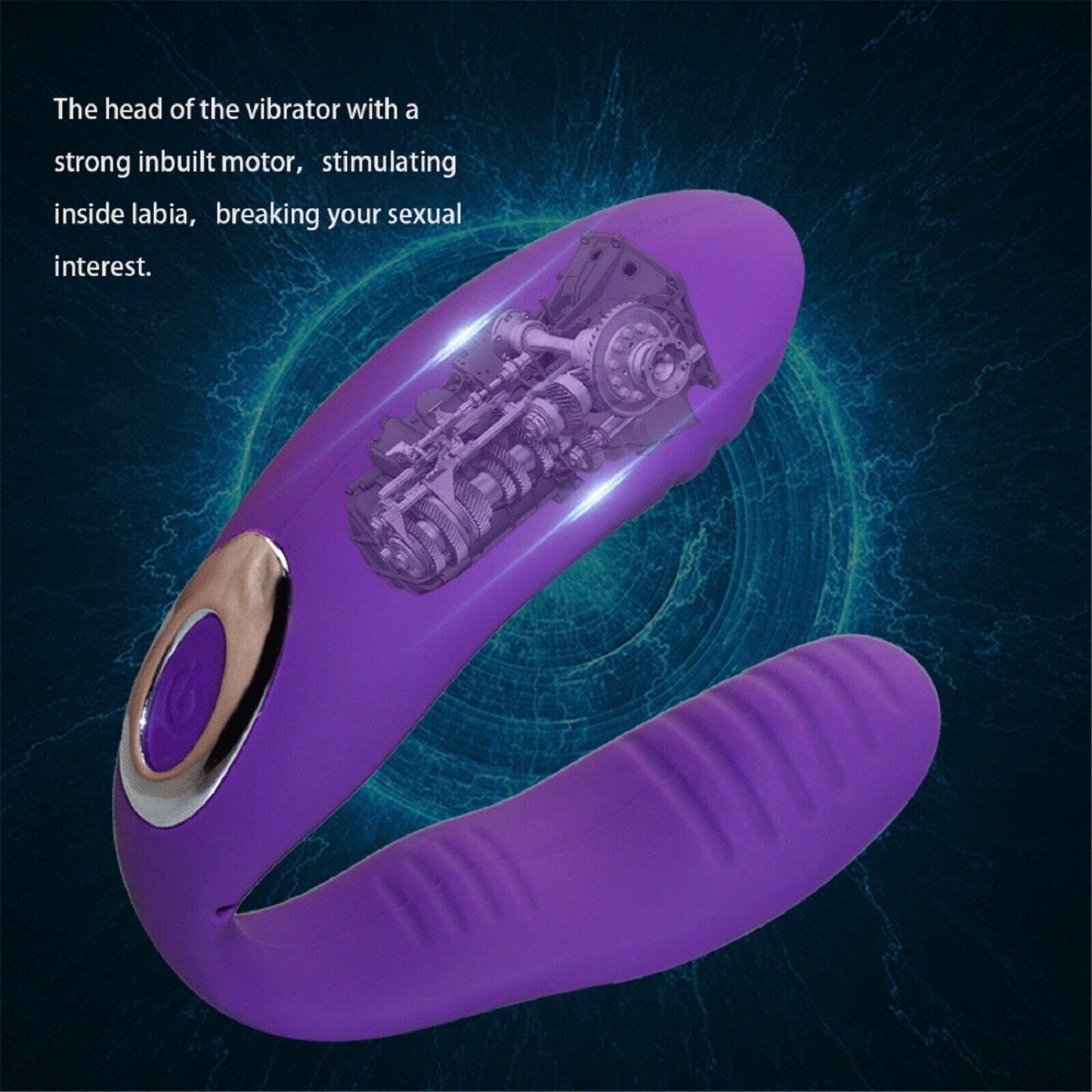G Spot Vibe U Vibrator Wearable Couples Vibrating Massager USB Adult Sex Toy
