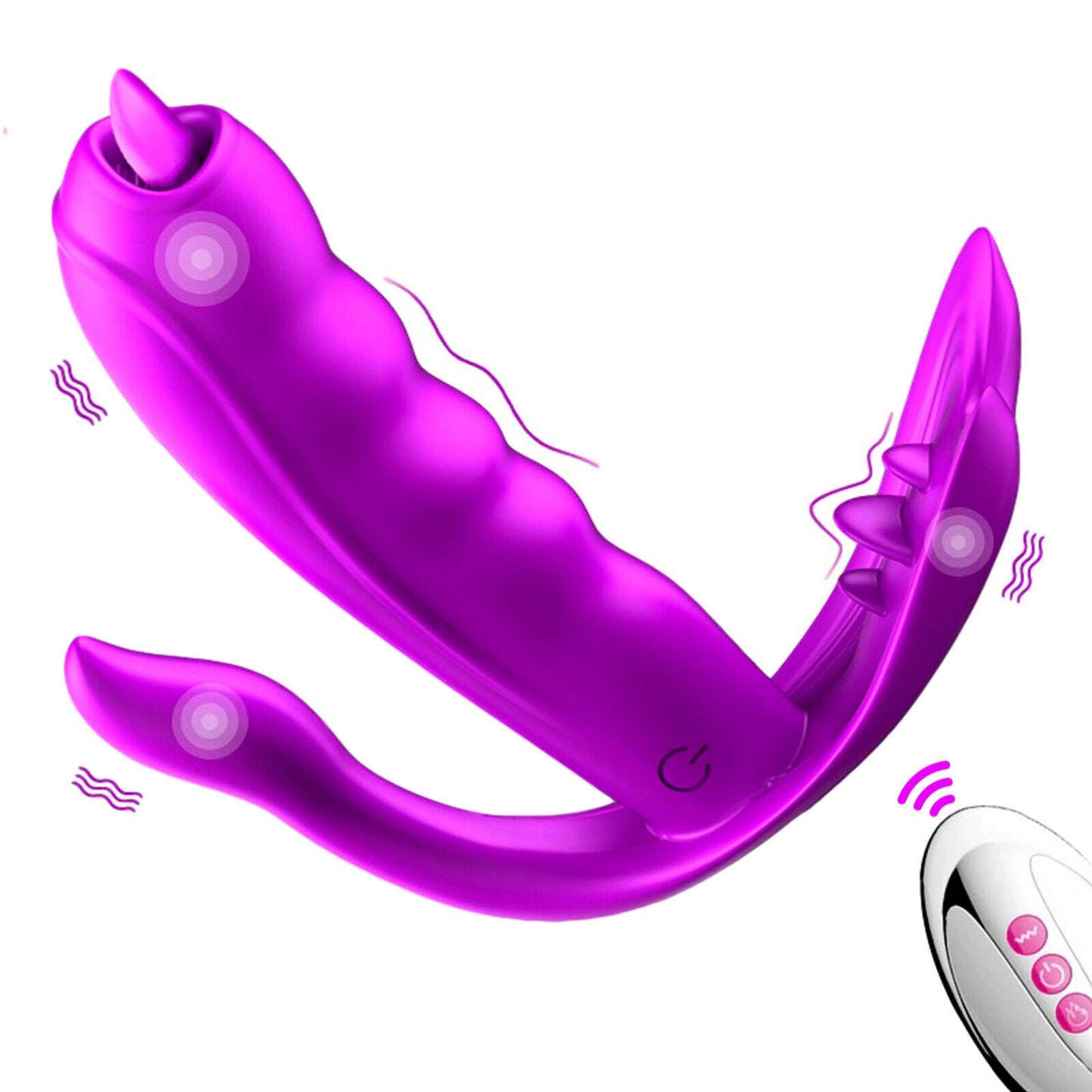 Remote Control Vibrator Wearable Dildo Clit Vibrating Panties USB Female Sex Toy