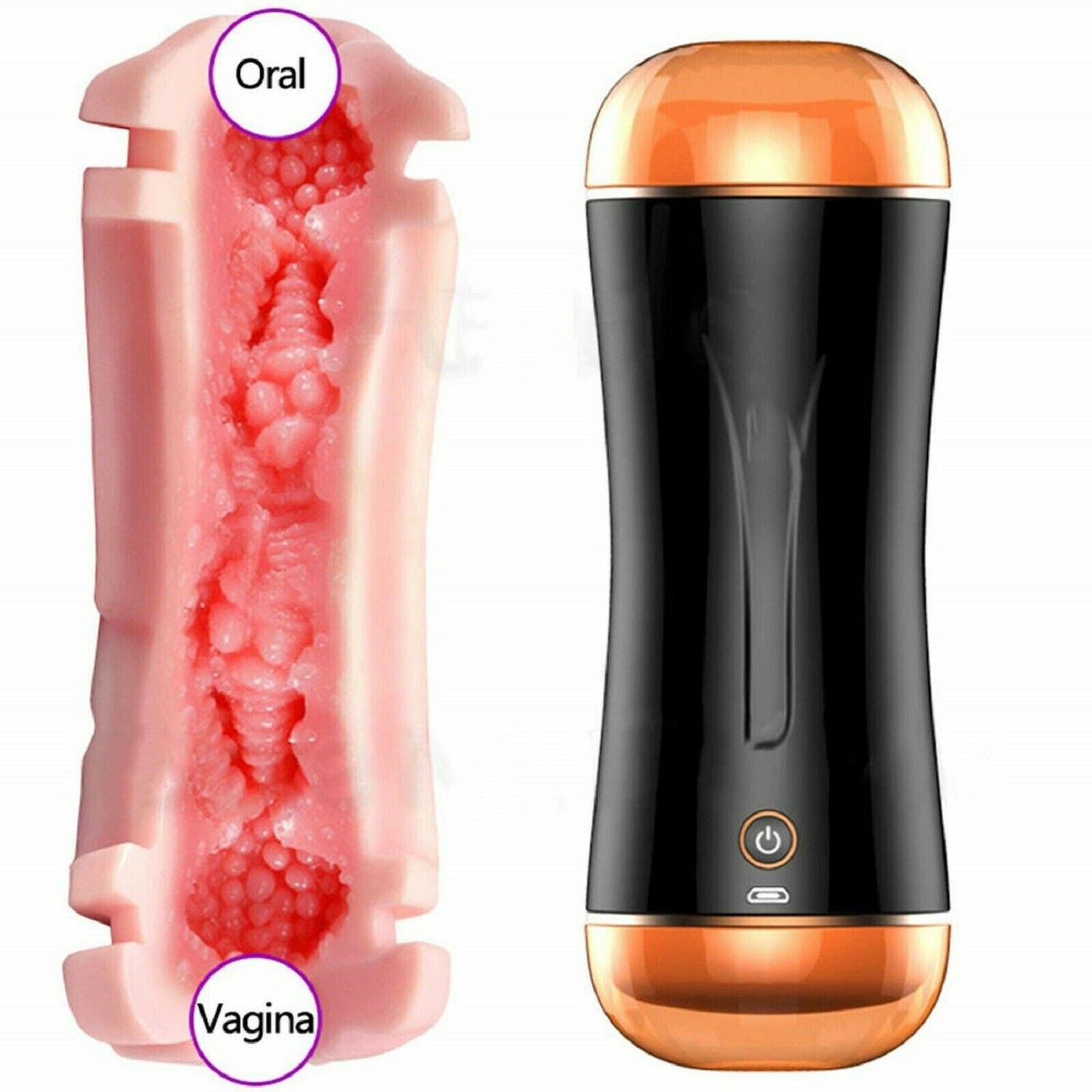 Pussy Male Masturbator Masturbation Stroker Rechargeable Vagina Men Sex Toy