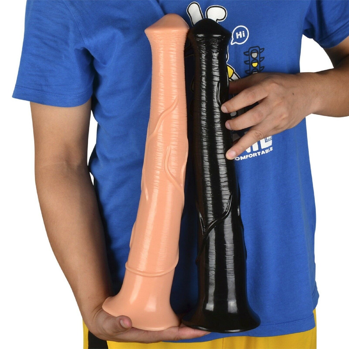 Monster 16" Massive Dildo Huge Big Cock Penis Anal Vaginal Large Giant Sex Toy