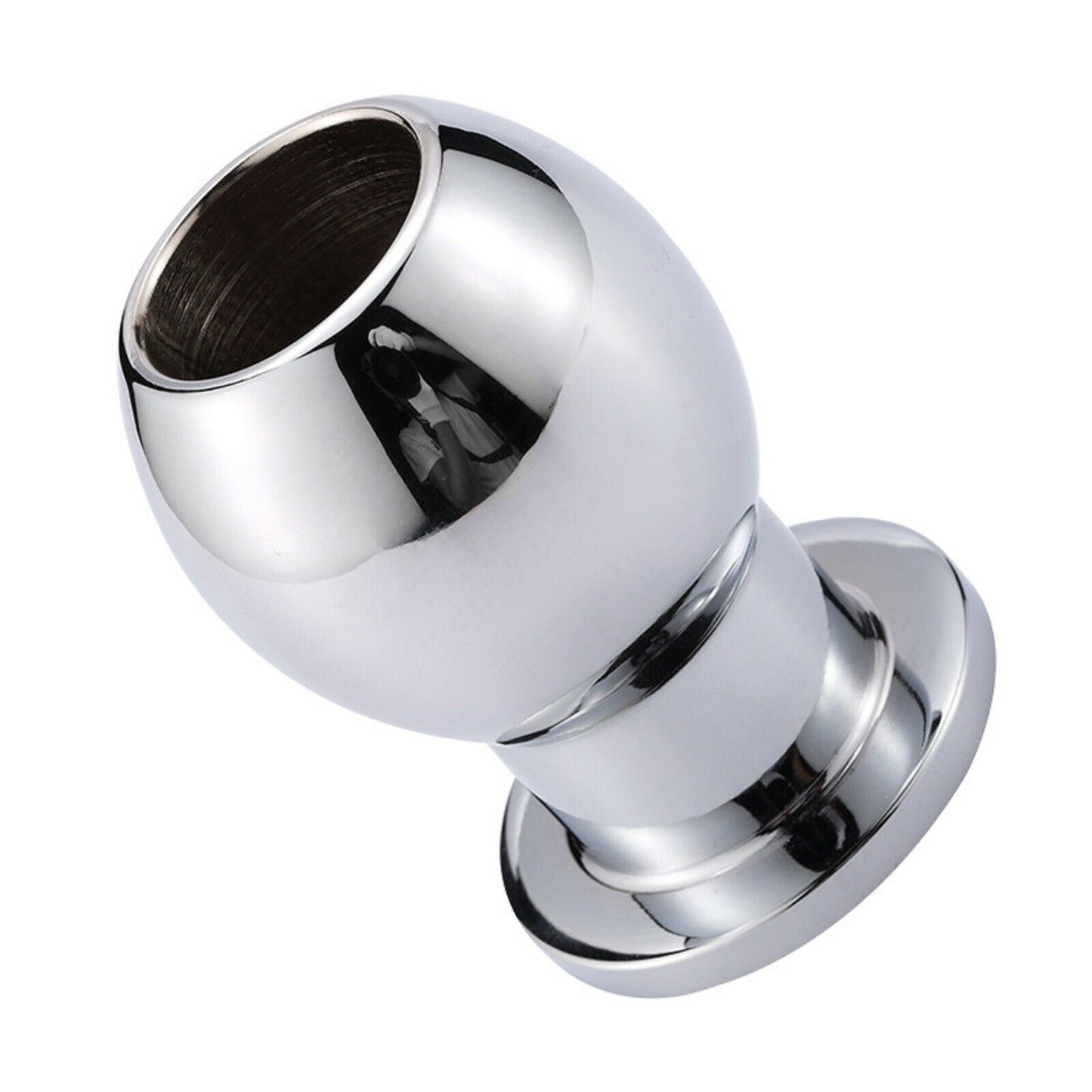 Hollow Steel Anal Butt Plug Dildo Speculum Dilator Stretcher Peephole Sex Toy