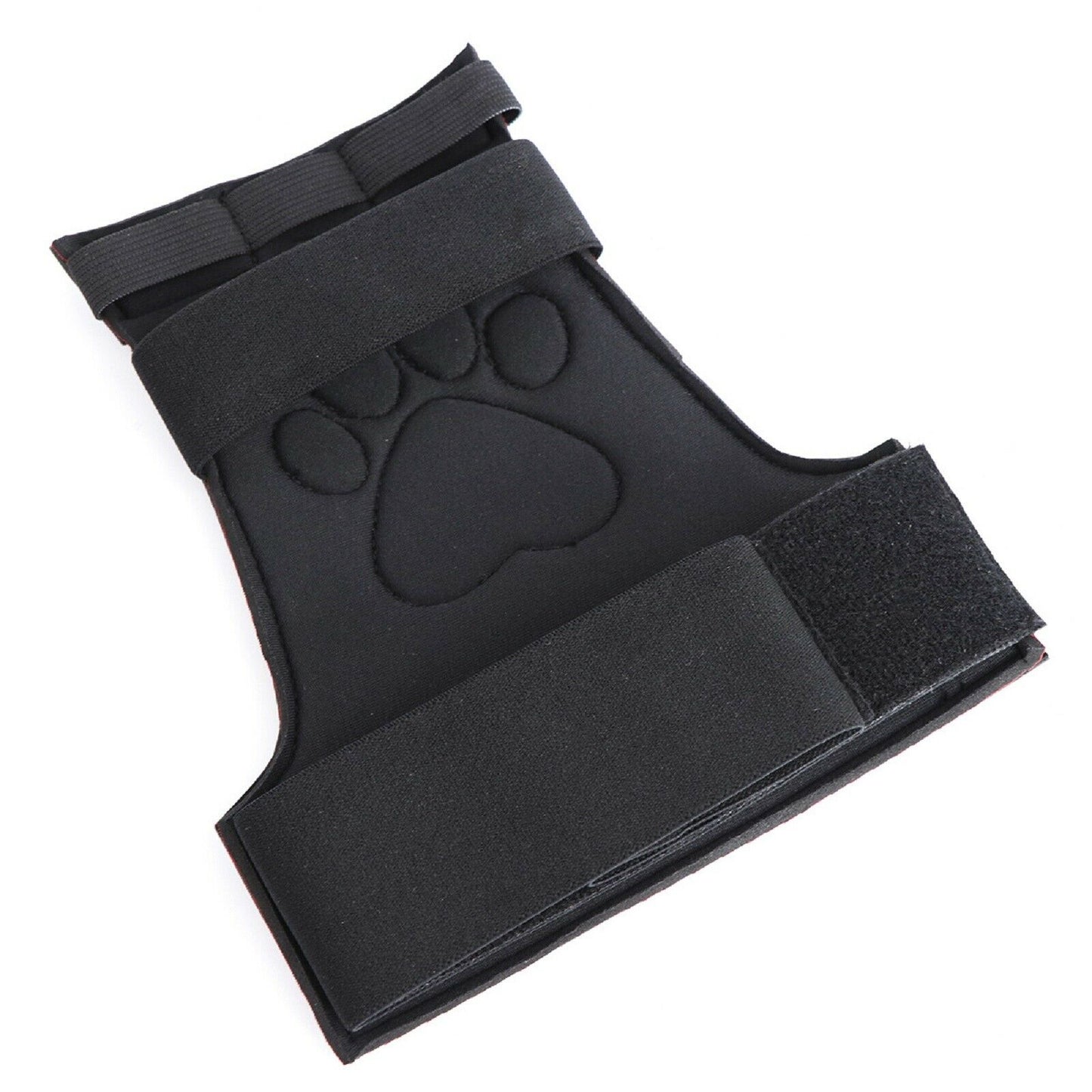 Puppy Pup Play Mittens Flax Leather Gloves Cosplay Fetish Paw Mitts Dress Up NEW