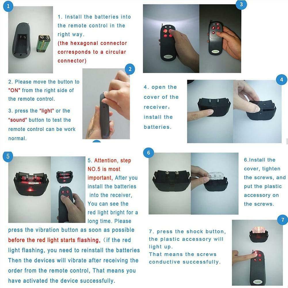 Remote Control Ring Electro Shock Ring Cock Ball Scrotum Shocker E-stim Sex Toy