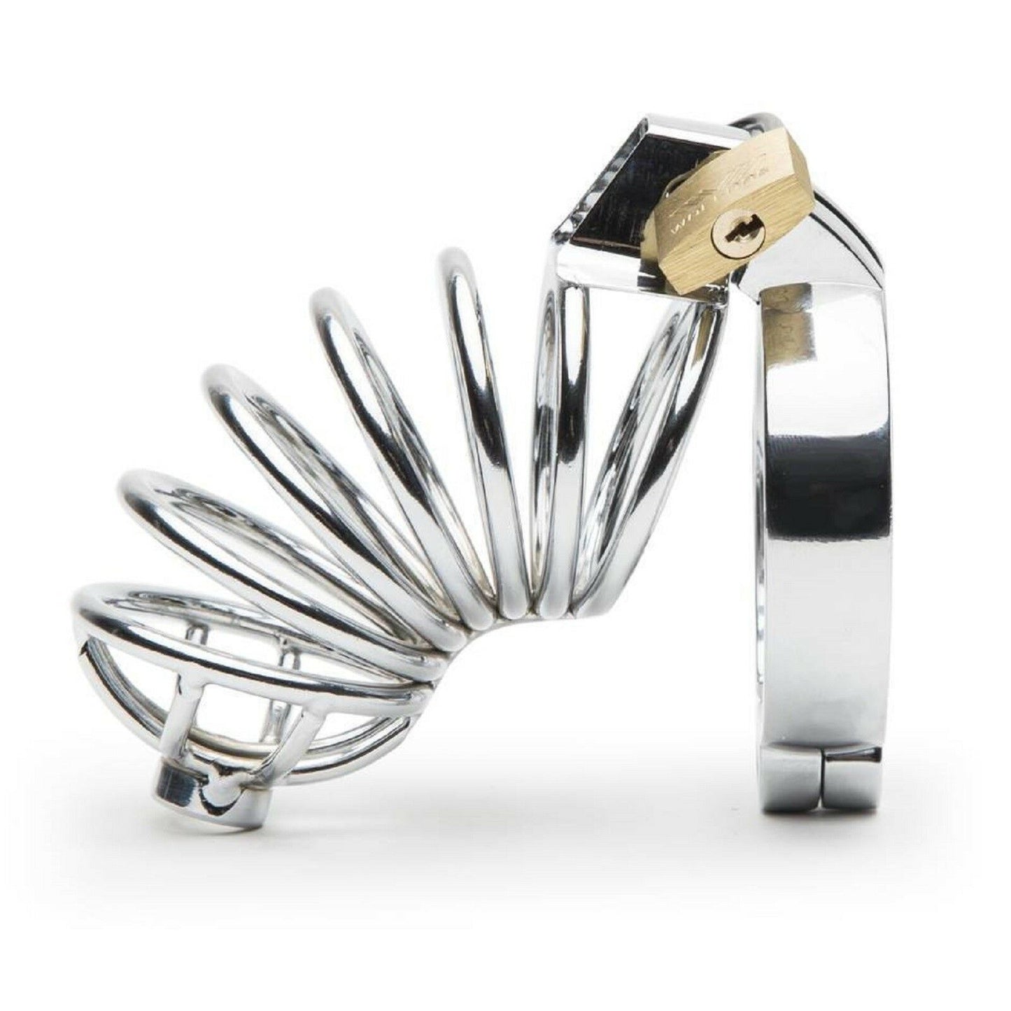 BDSM Cock Penis Cage Male Chastity Kit Steel Urethra Fetish Restraint Bondage