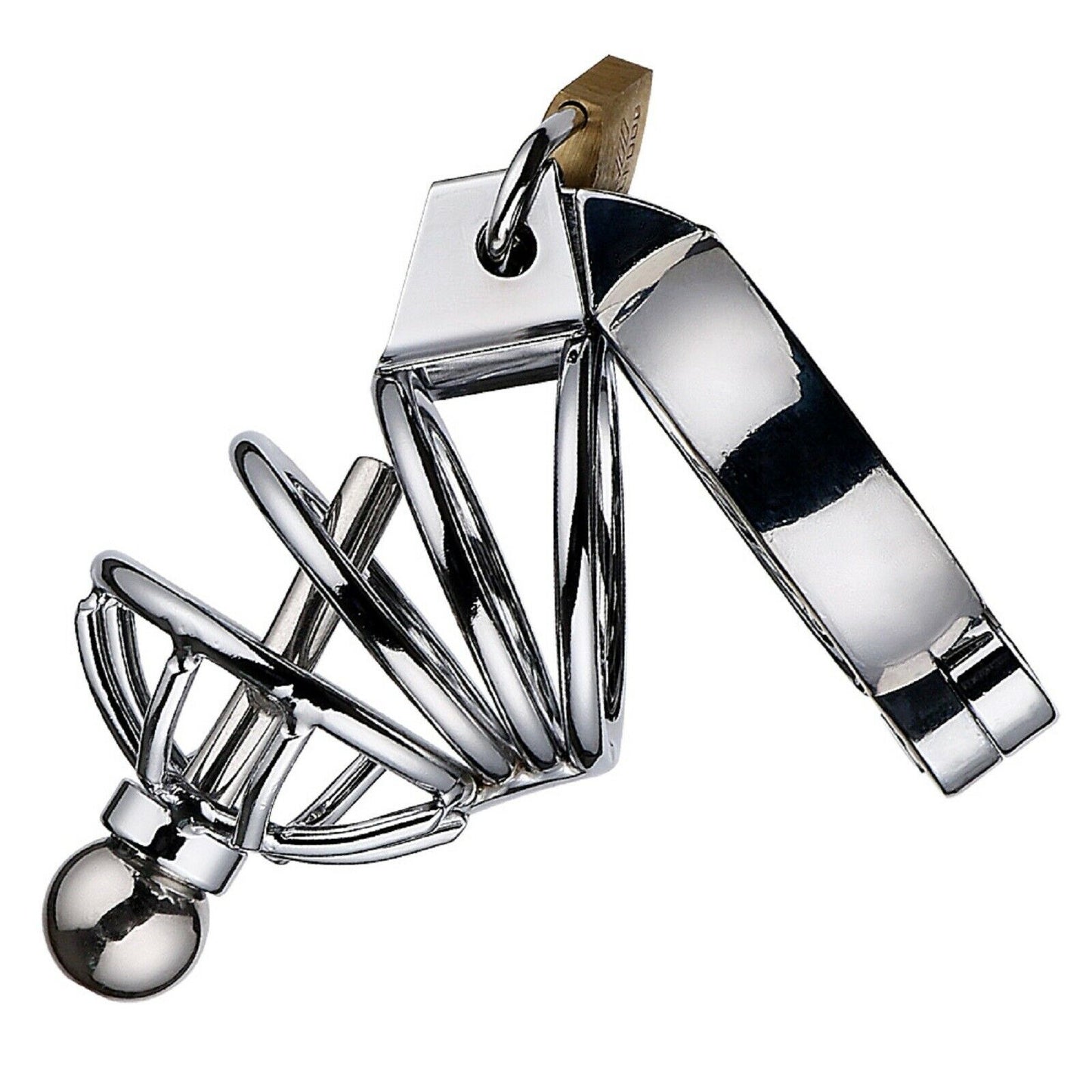 BDSM Cock Penis Cage Male Chastity Kit Steel Urethra Fetish Restraint Bondage