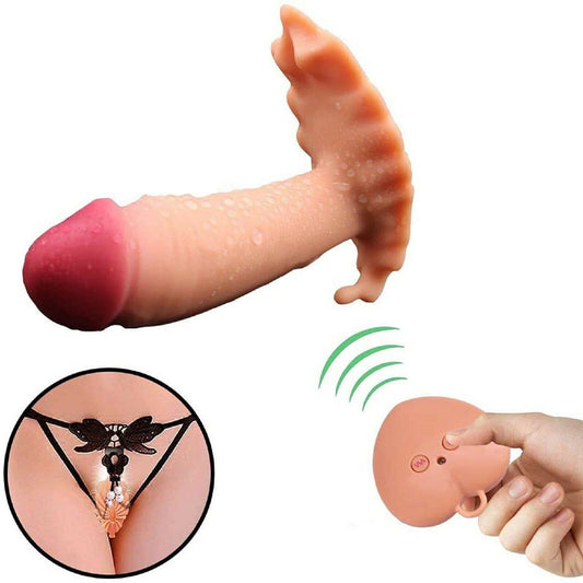 Vibrator Wearable Dildo Clit Vibrating Panties Remote Control USB Female Sex Toy