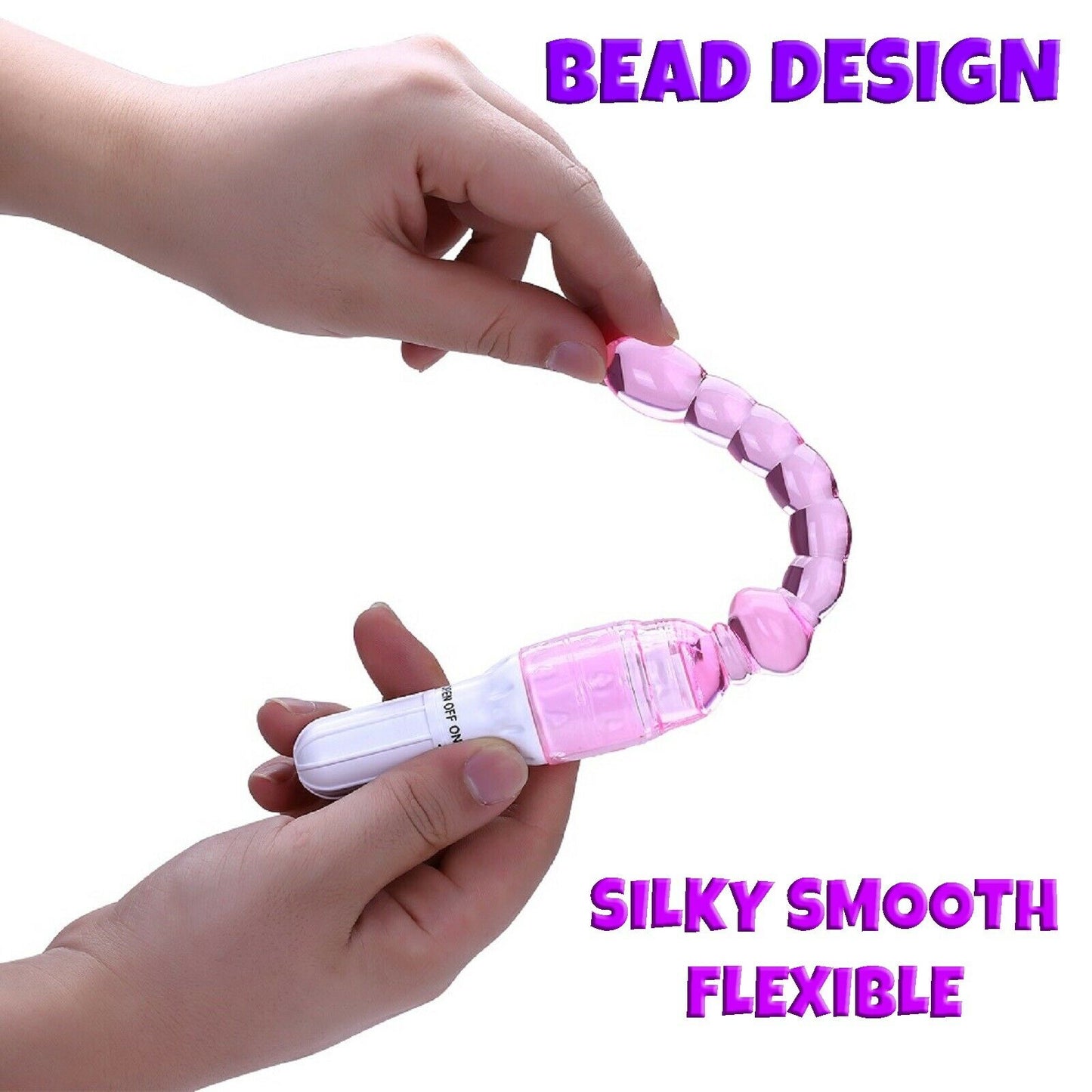 Vibrating Anal Beads G-Spot Dildo Dong Viginal Anal Vibrator Adult Sex Toy NEW