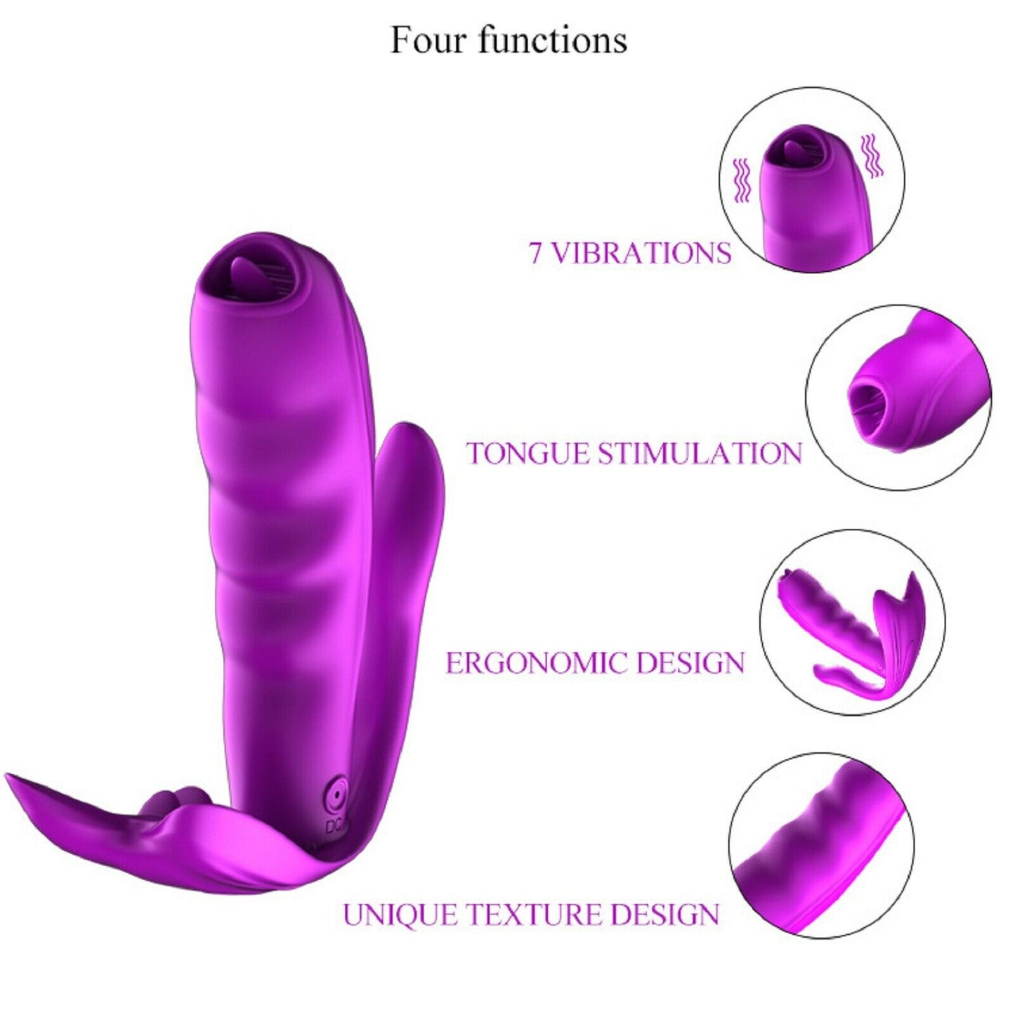 Remote Control Vibrator Wearable Dildo Clit Vibrating Panties USB Female Sex Toy