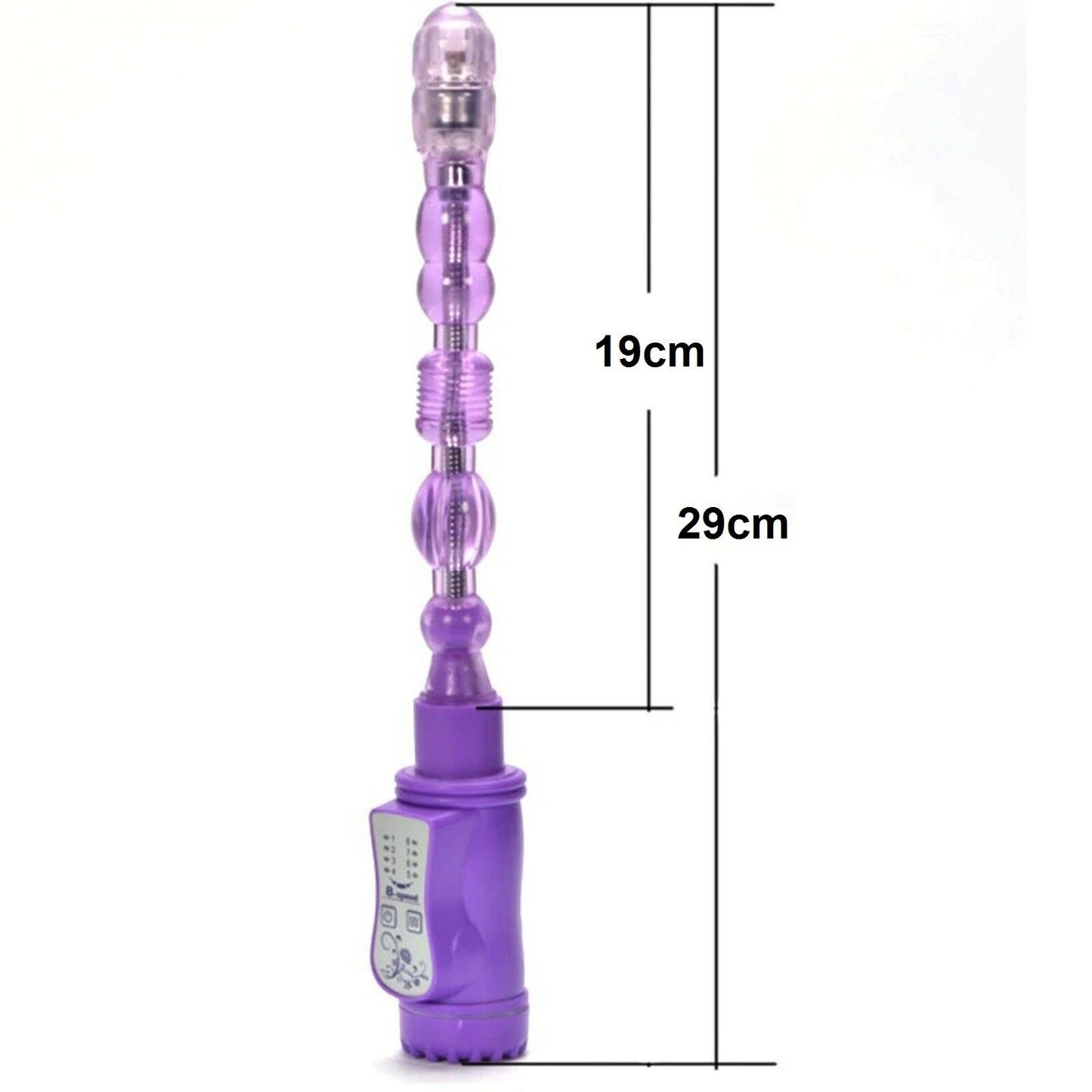 8 Speed Long Flexible Vibrating Anal Bead Chain Butt Plug Anal Vibrator Sex Toy
