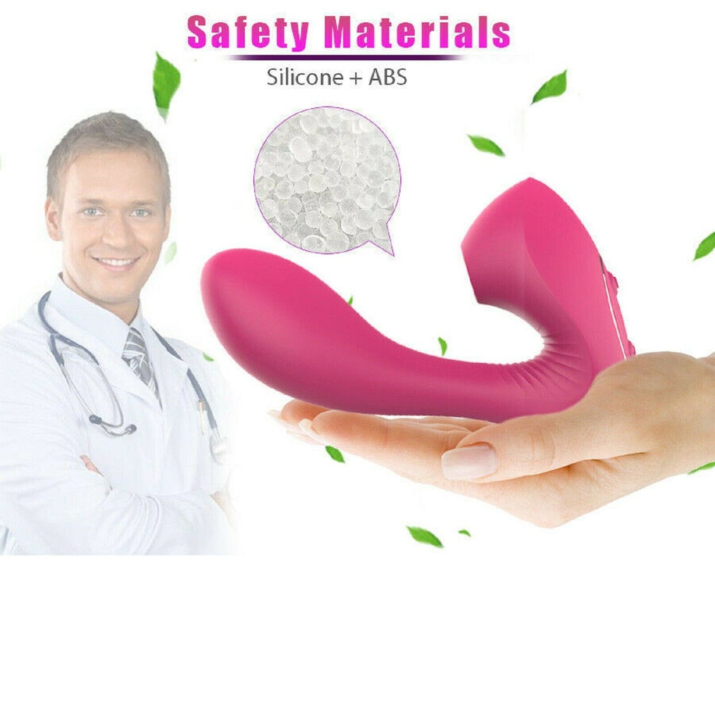 Air Pulse Vibrator Clitoral G-Spot Stimulator Sucking Massager Vibe Sex Toy