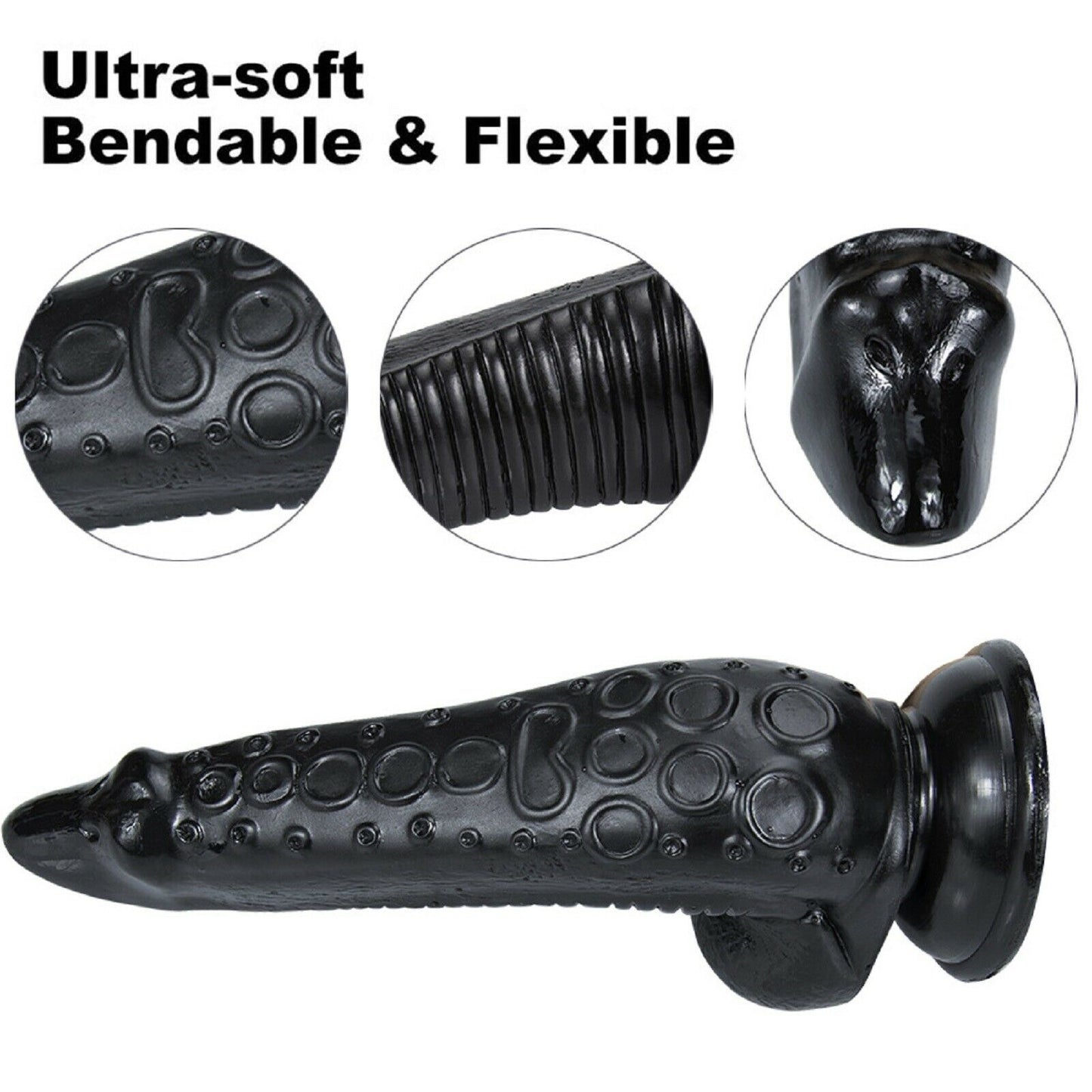 9" Dildo Dong BIG Realistic Monster Alien Fantasy Dragon Cock Adult Sex Toy