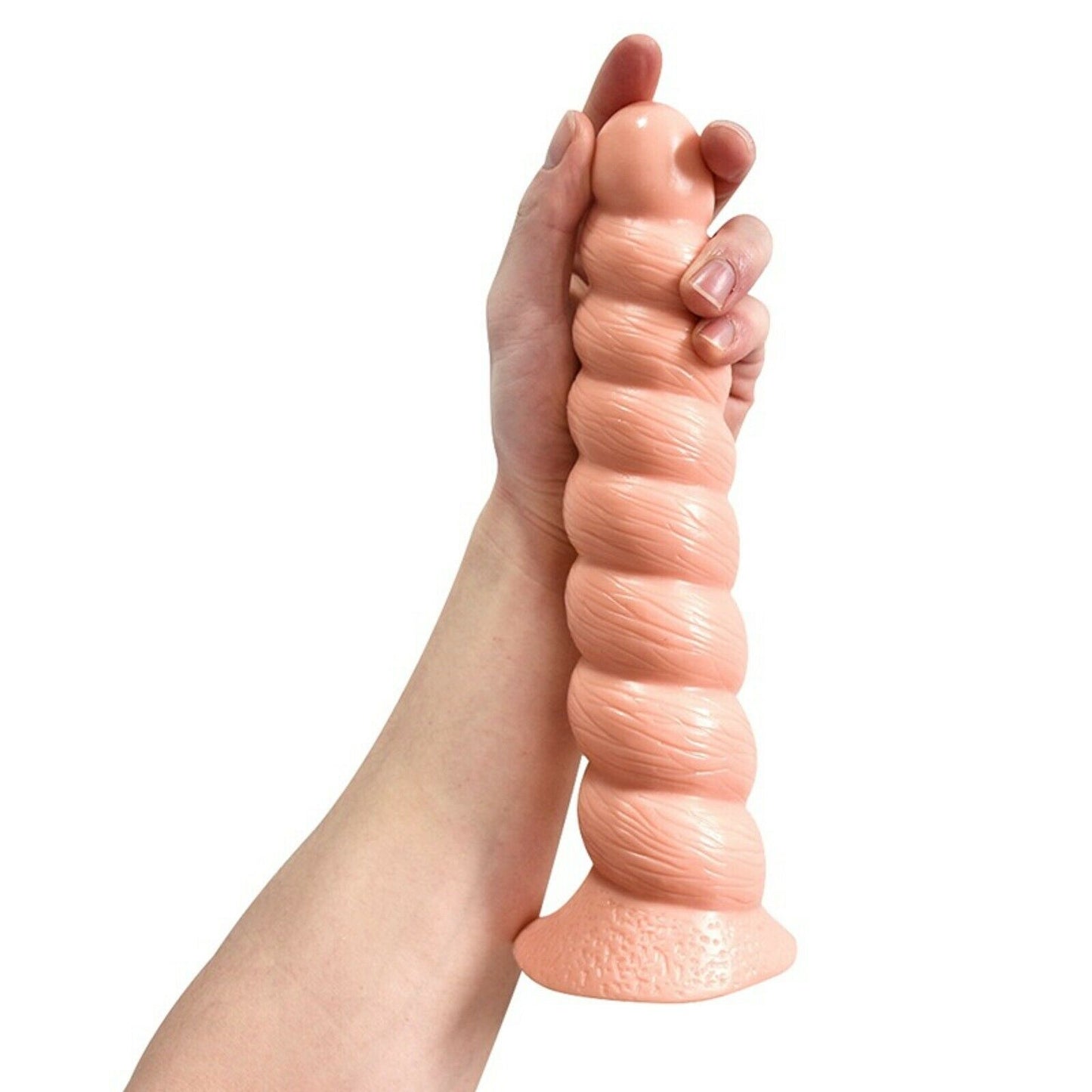 9.6" Thick Spiral Big Dildo Long Anal Plug Gay Dong Huge Monster Giant Sex Toy