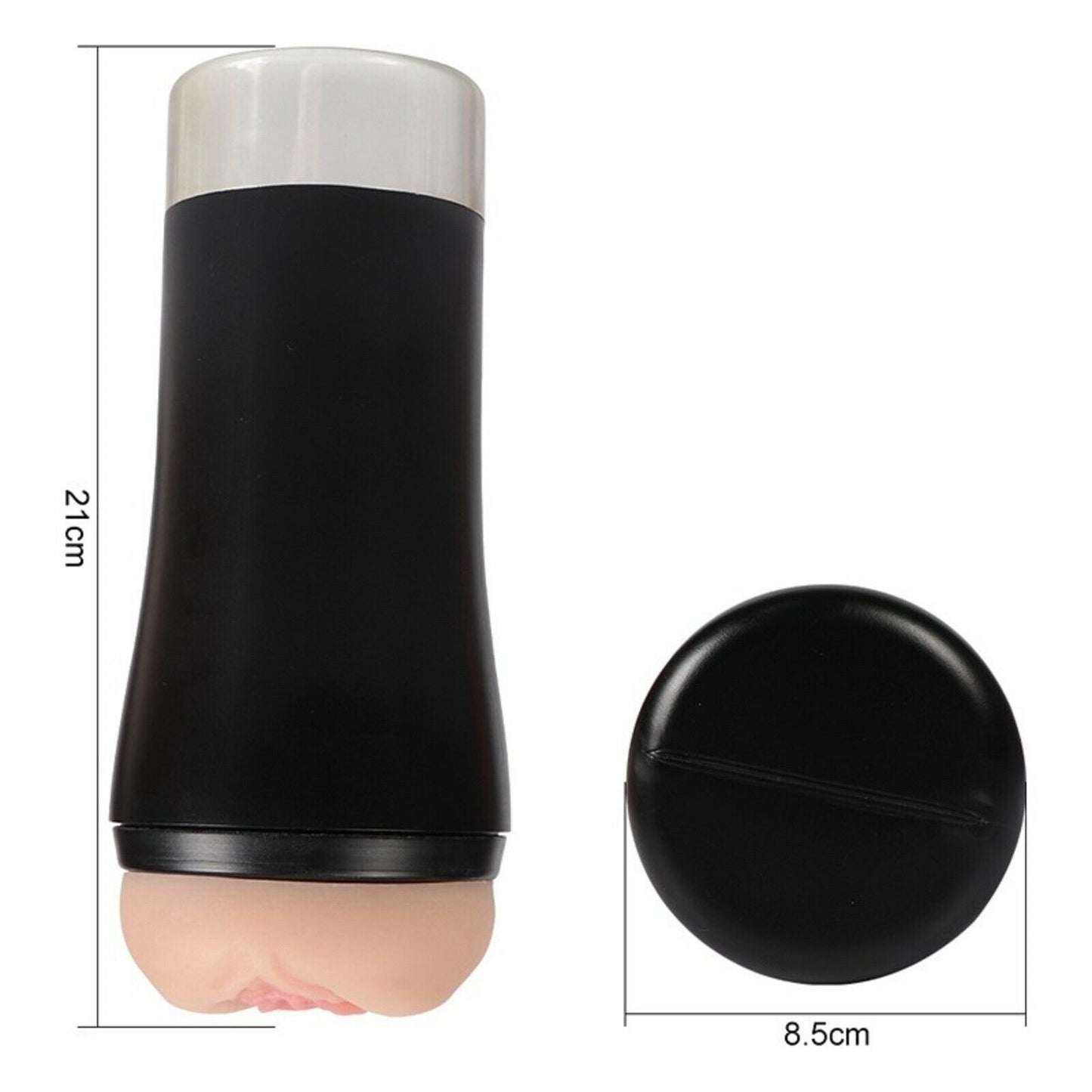 Vibrating Male Auto Masturbator Pussy Stroker Rechargeable Realistic Men Sex Toy