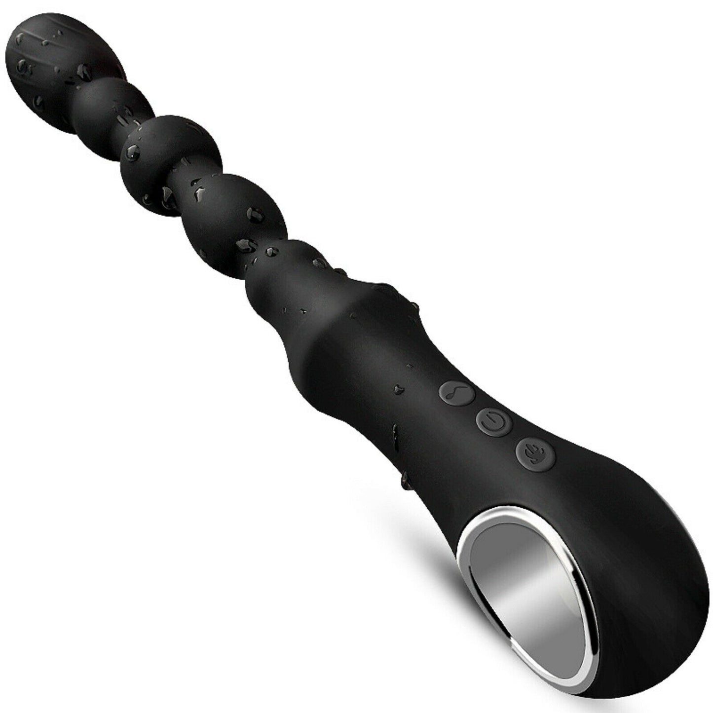 Prostate Massager Anal Beads Vibrator G-Spot Large  Butt Plug Dildo Men Sex Toy