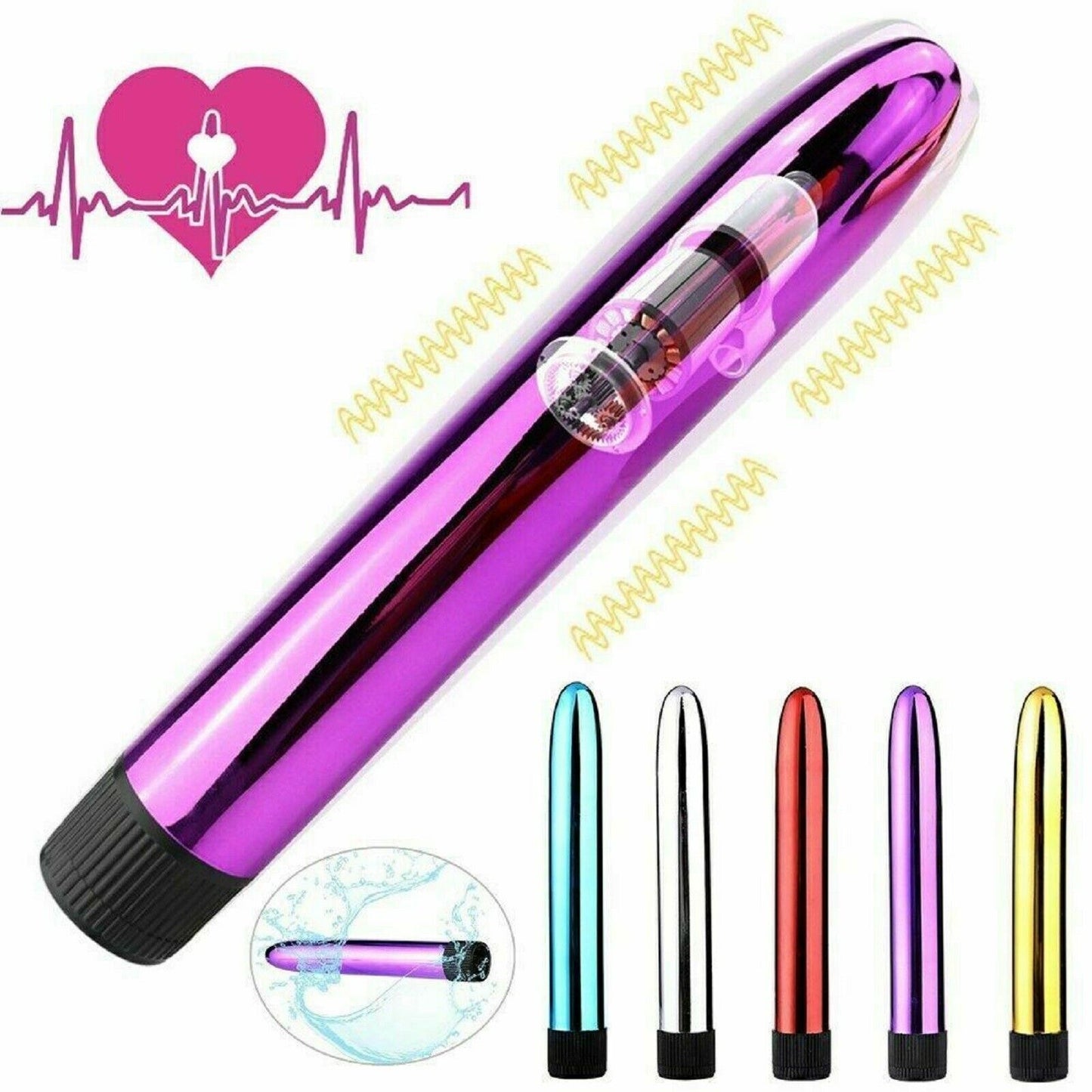 Multi Speed Gspot Dildo Vibrator Vaginal Anal Powerful Bullet Female Sex Toy NEW