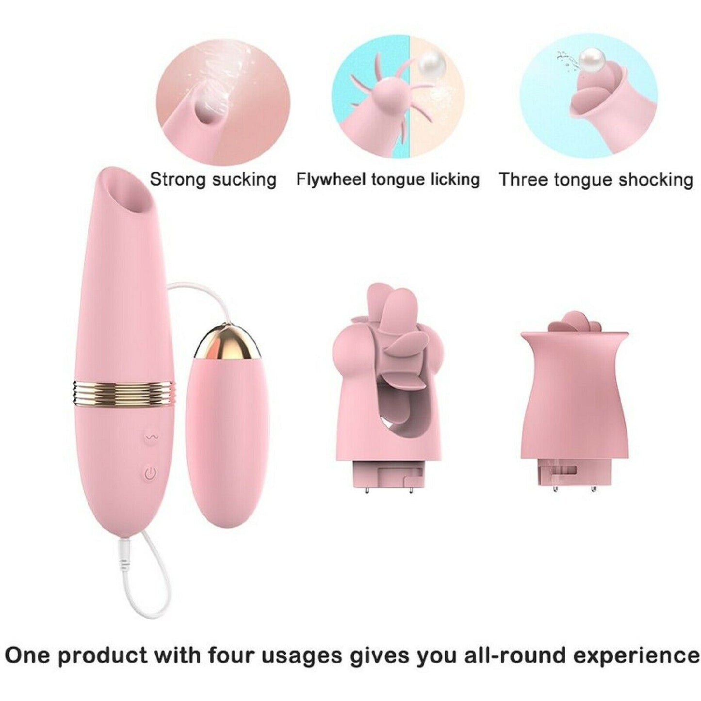 Licking Sucking Clitoris Vibrator Dildo Nipple Clit Sucker Stimulator Sex Toy