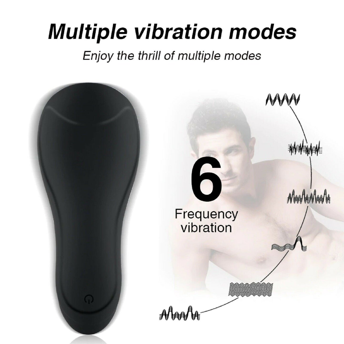 Auto Vibrating Male Masturbator Stroker Rechargeable Masturbation Cup Sex Toy